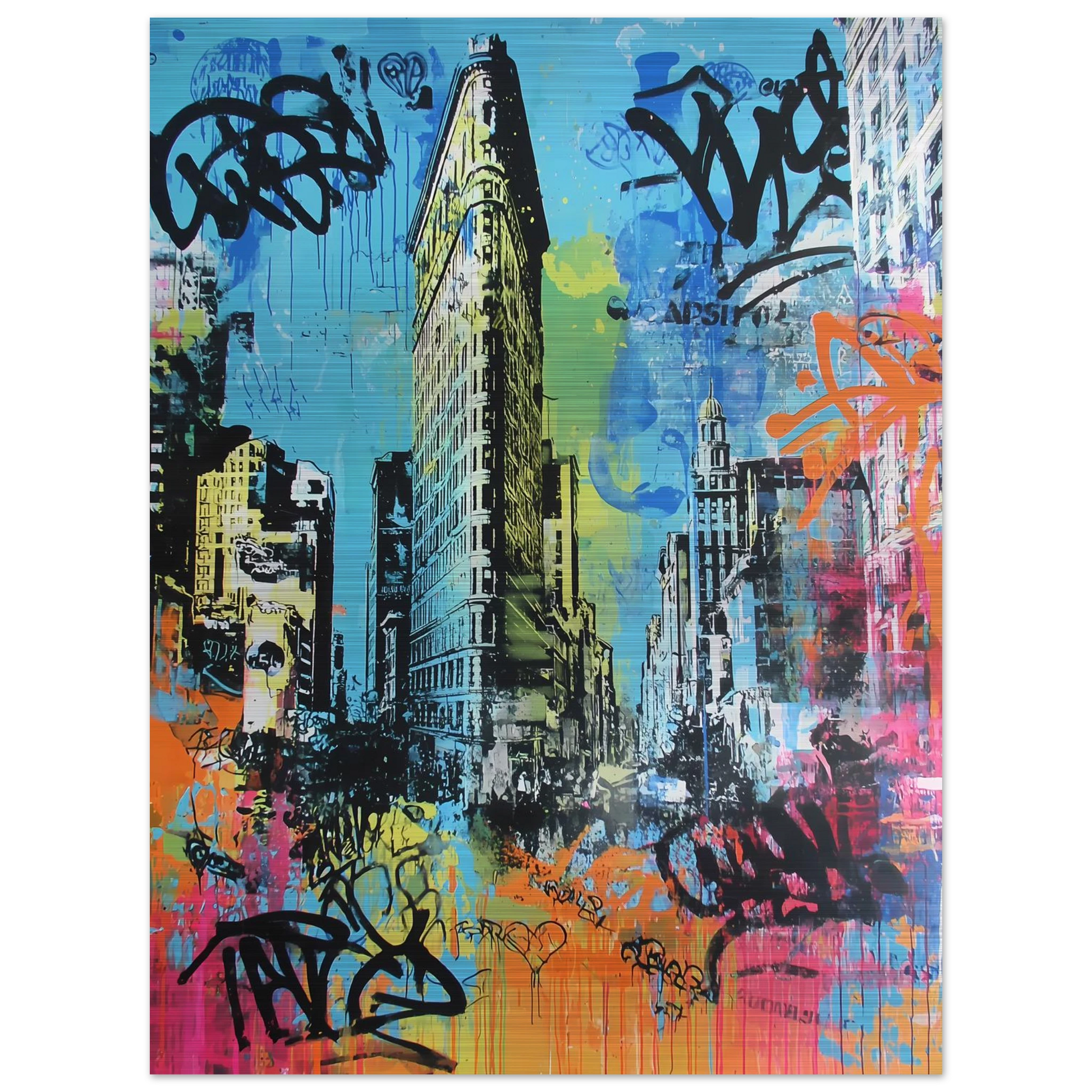 Proue de Manhattan — tableau aluminium — vue 5 — art mural STNCL