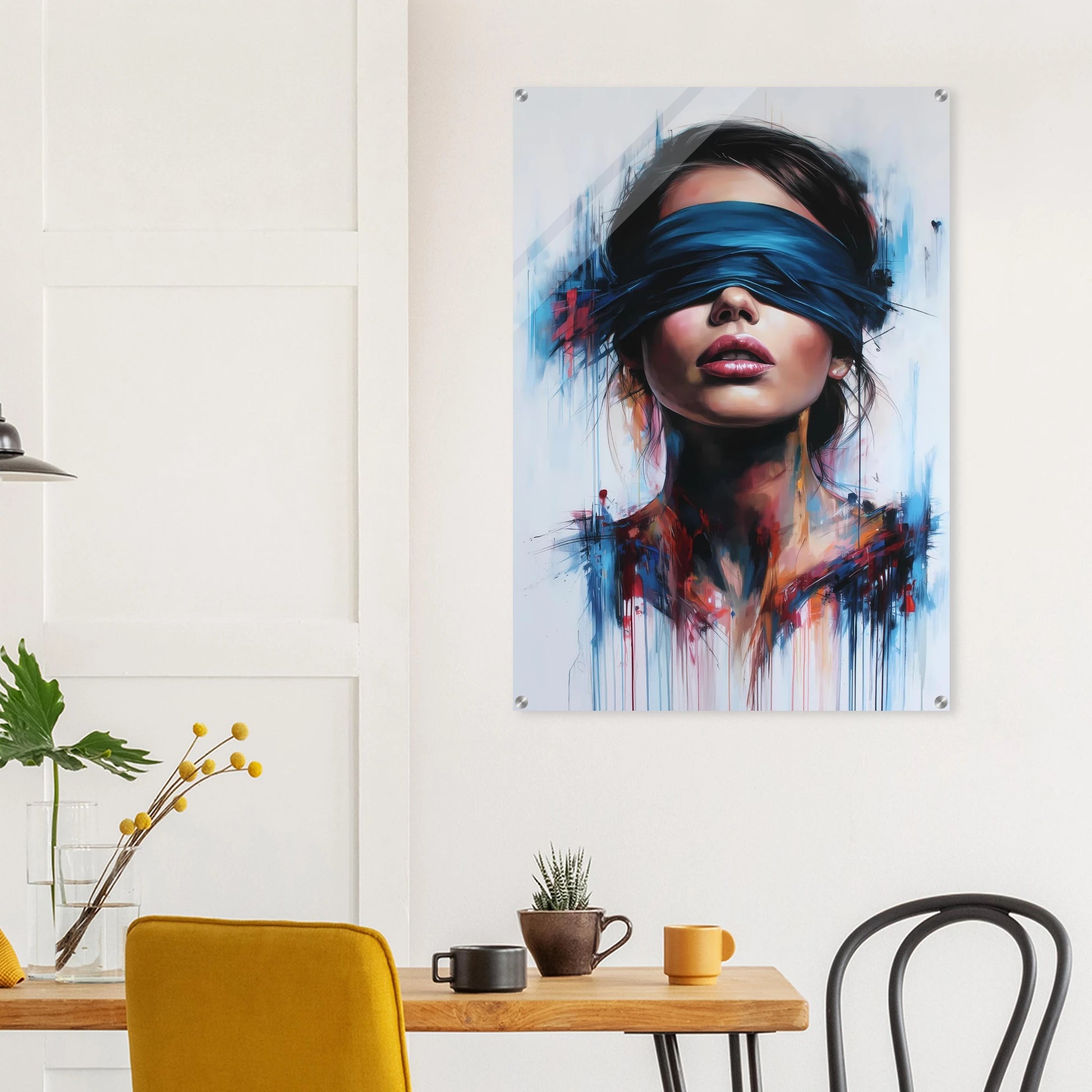 Sous le Bandeau — tableau plexiglas — vue 8 — art mural STNCL