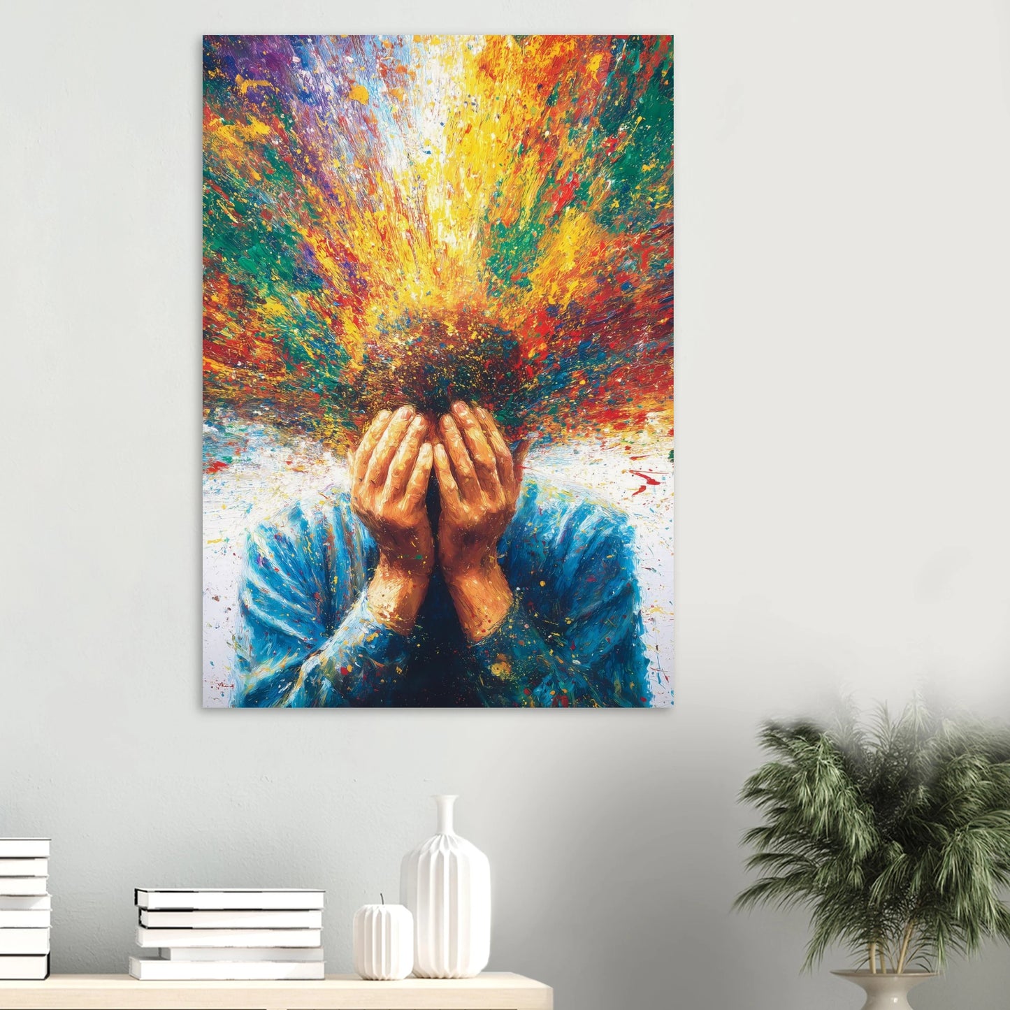 Jaillissement — affiche d'art — vue 6 — art mural STNCL