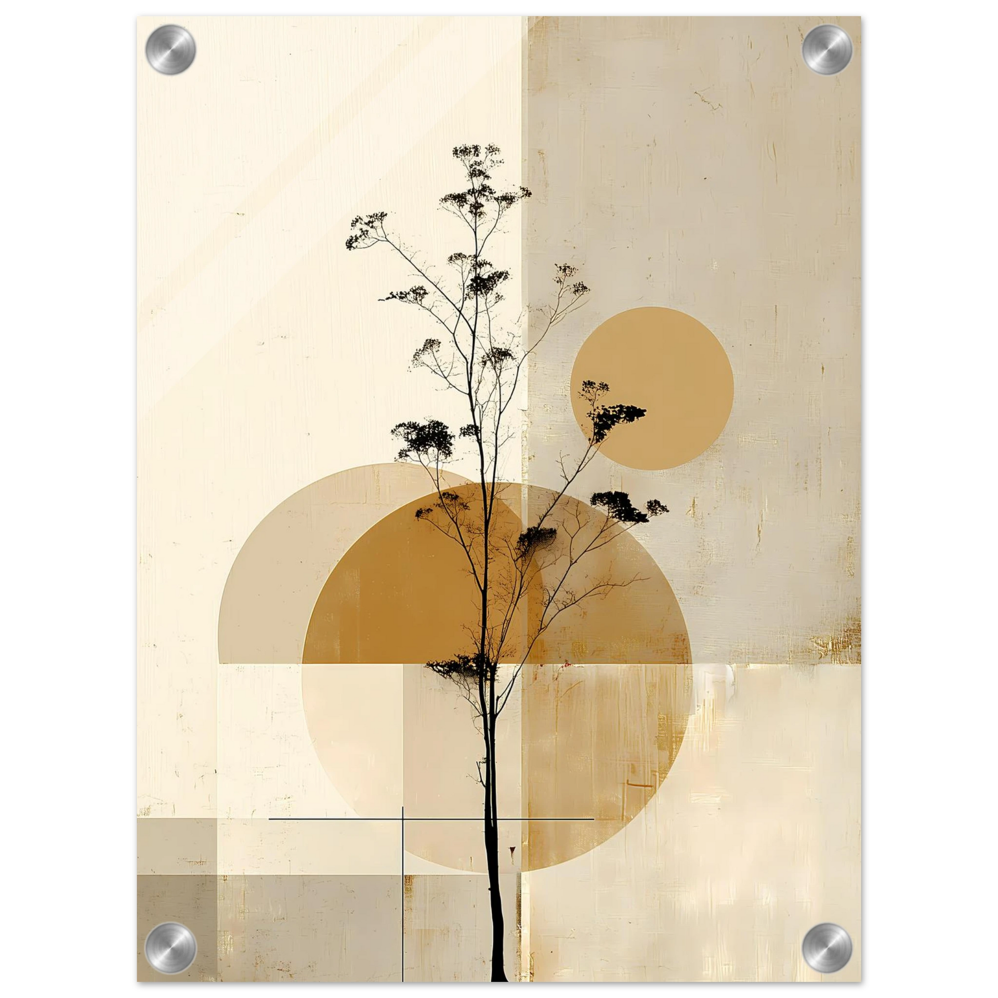 Silhouette au Clair de Lune — tableau plexiglas — vue 3 — art mural STNCL