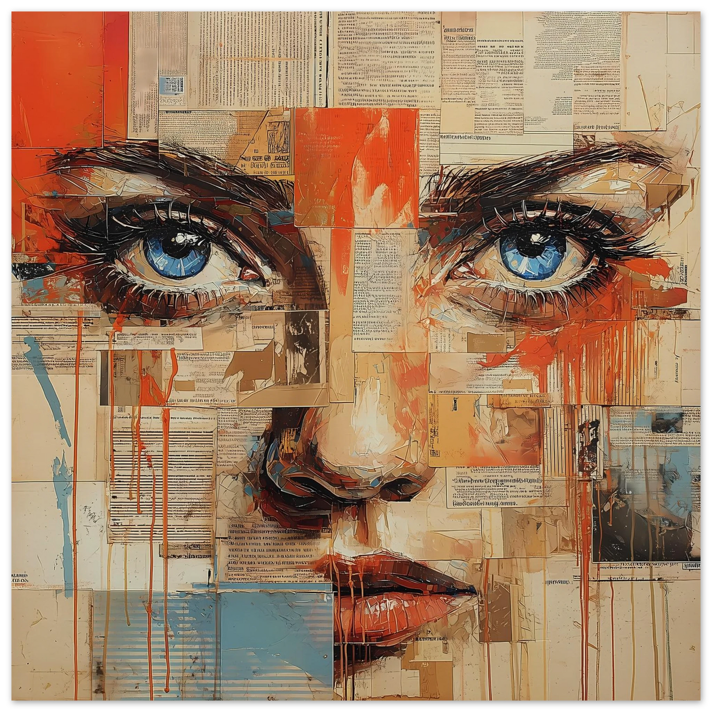 Sur les Pages — affiche d'art — vue 4 — art mural STNCL