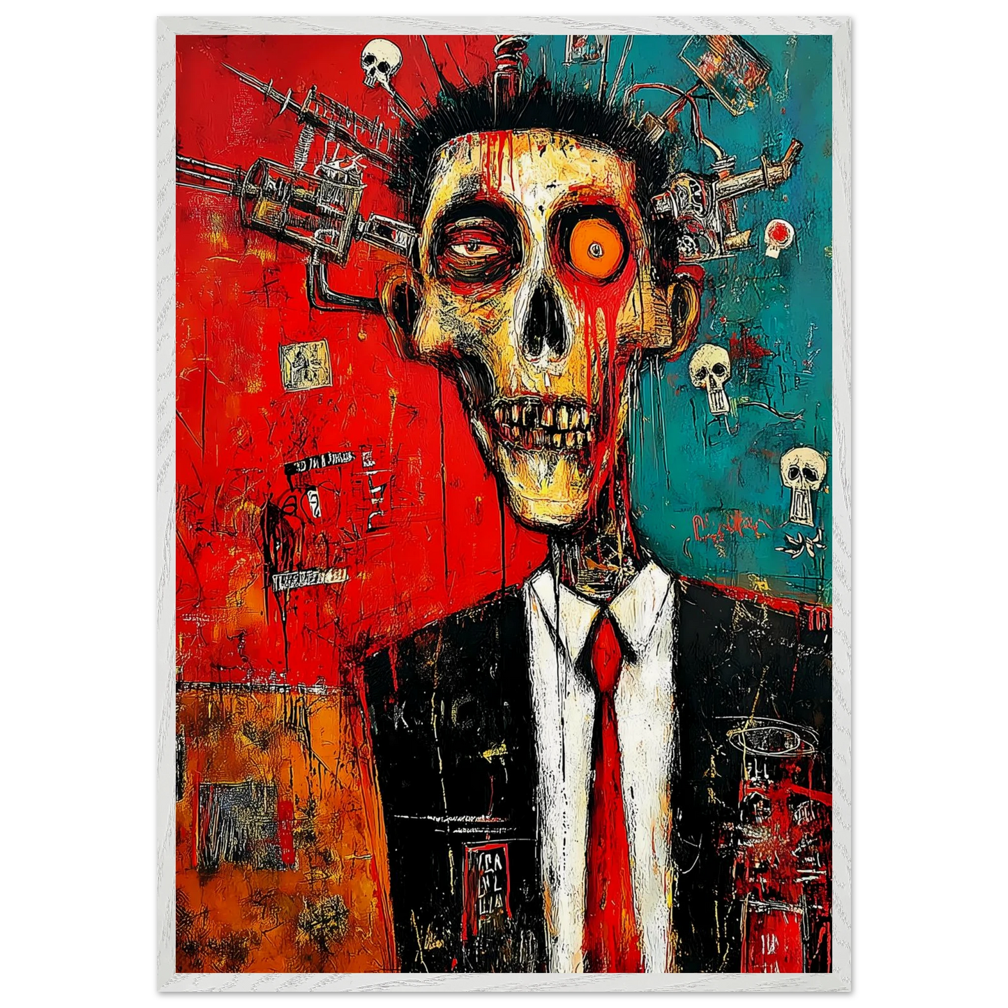 Cadre Mortel — tableau encadre bois — vue 5 — art mural STNCL