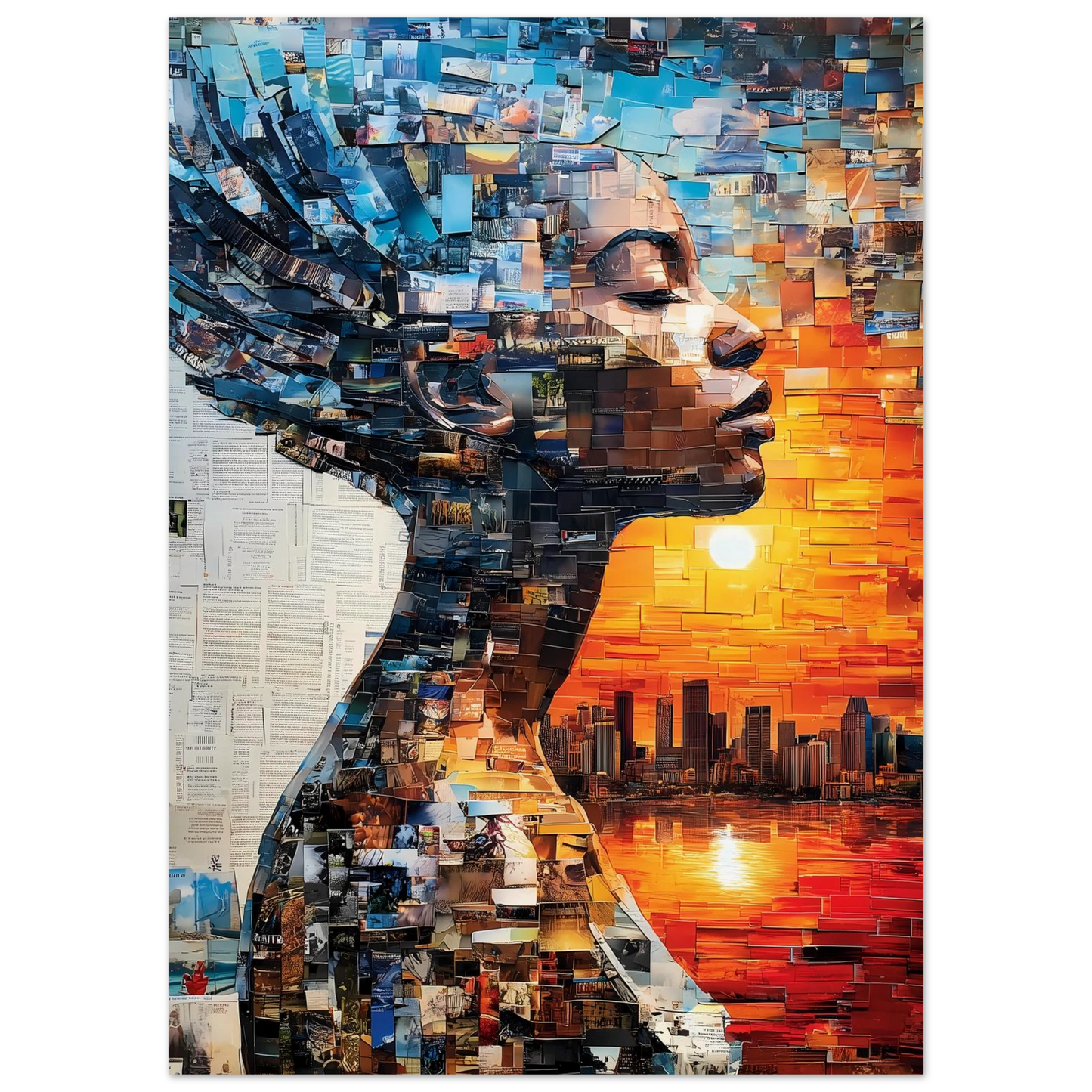Horizon de Papier — affiche d'art — vue 5 — art mural STNCL
