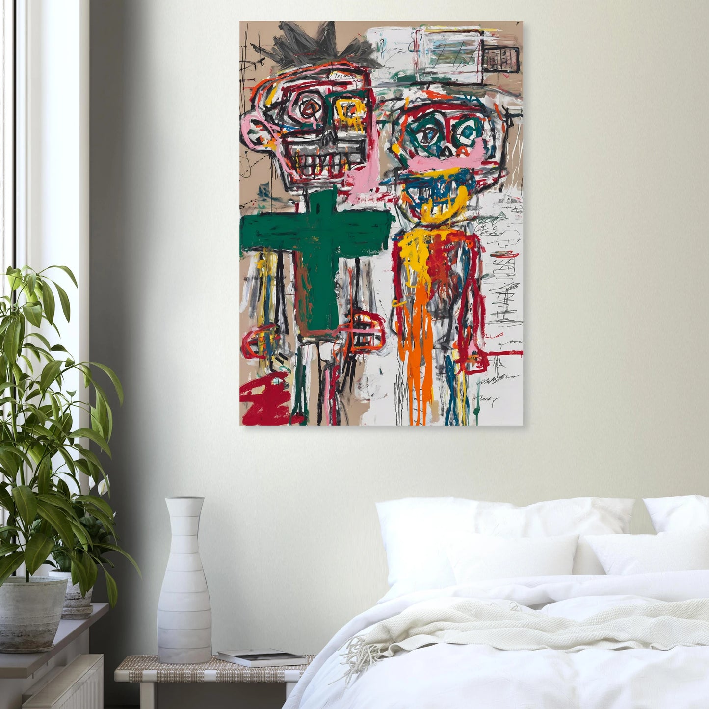 Deux Totems — affiche d'art — vue 7 — art mural STNCL