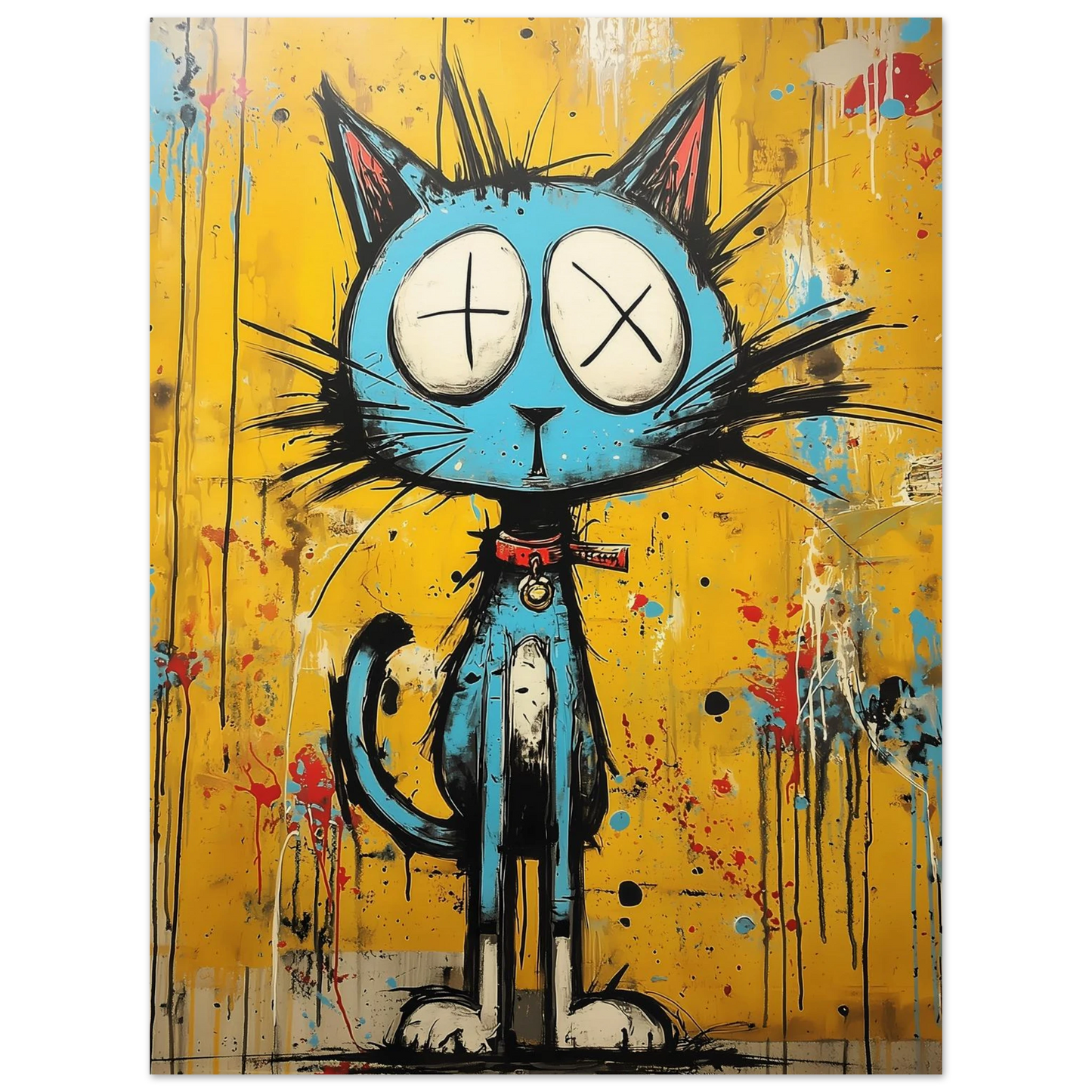 Matou des Murs — affiche d'art — vue 3 — art mural STNCL