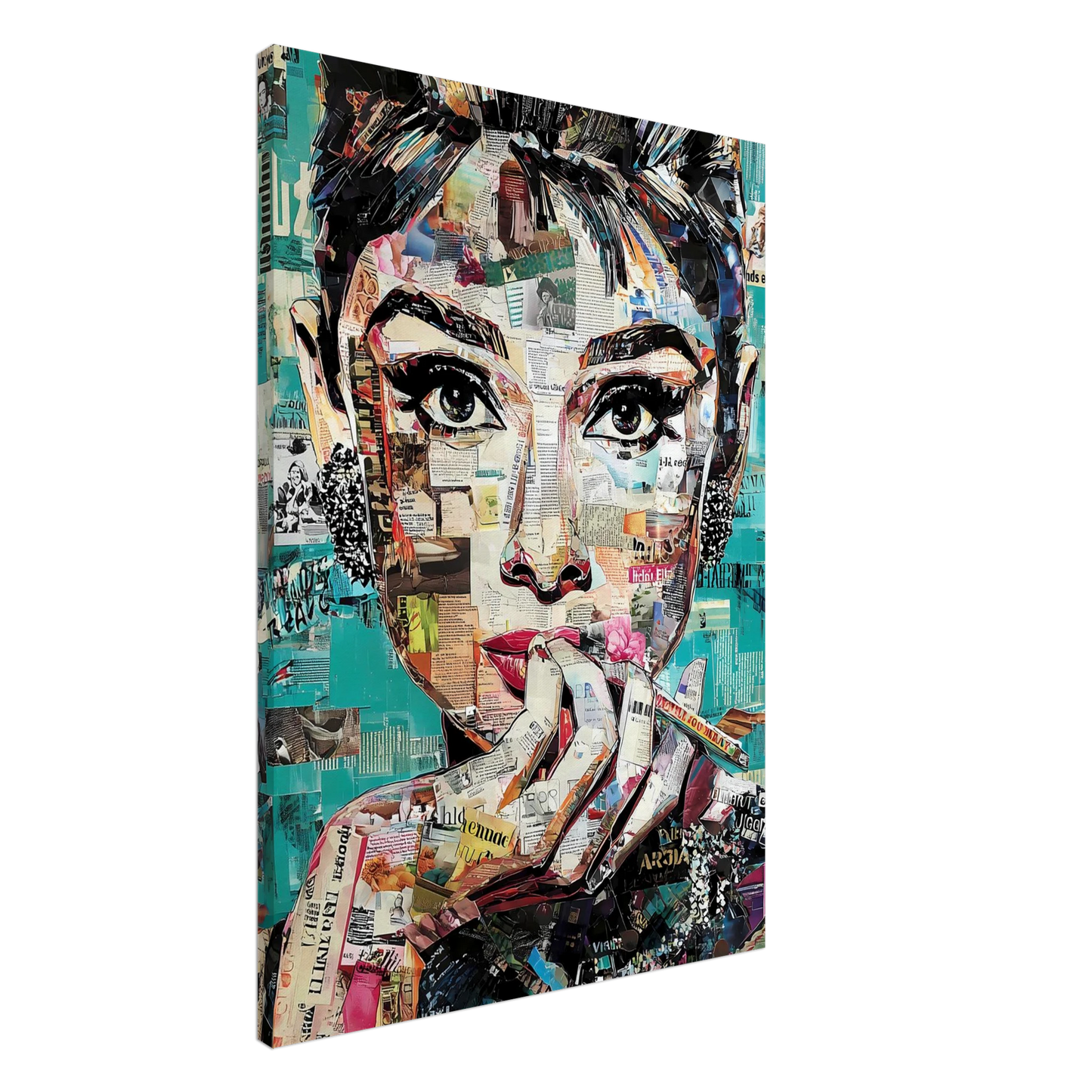 Regard de Papier — tableau sur toile — art mural STNCL