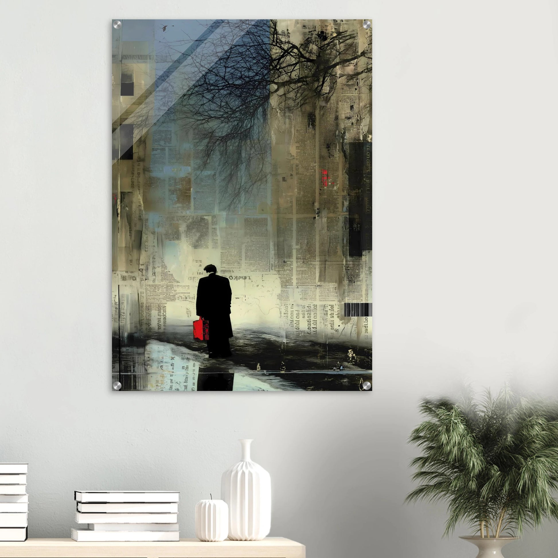 La Valise Rouge — tableau plexiglas — vue 6 — art mural STNCL