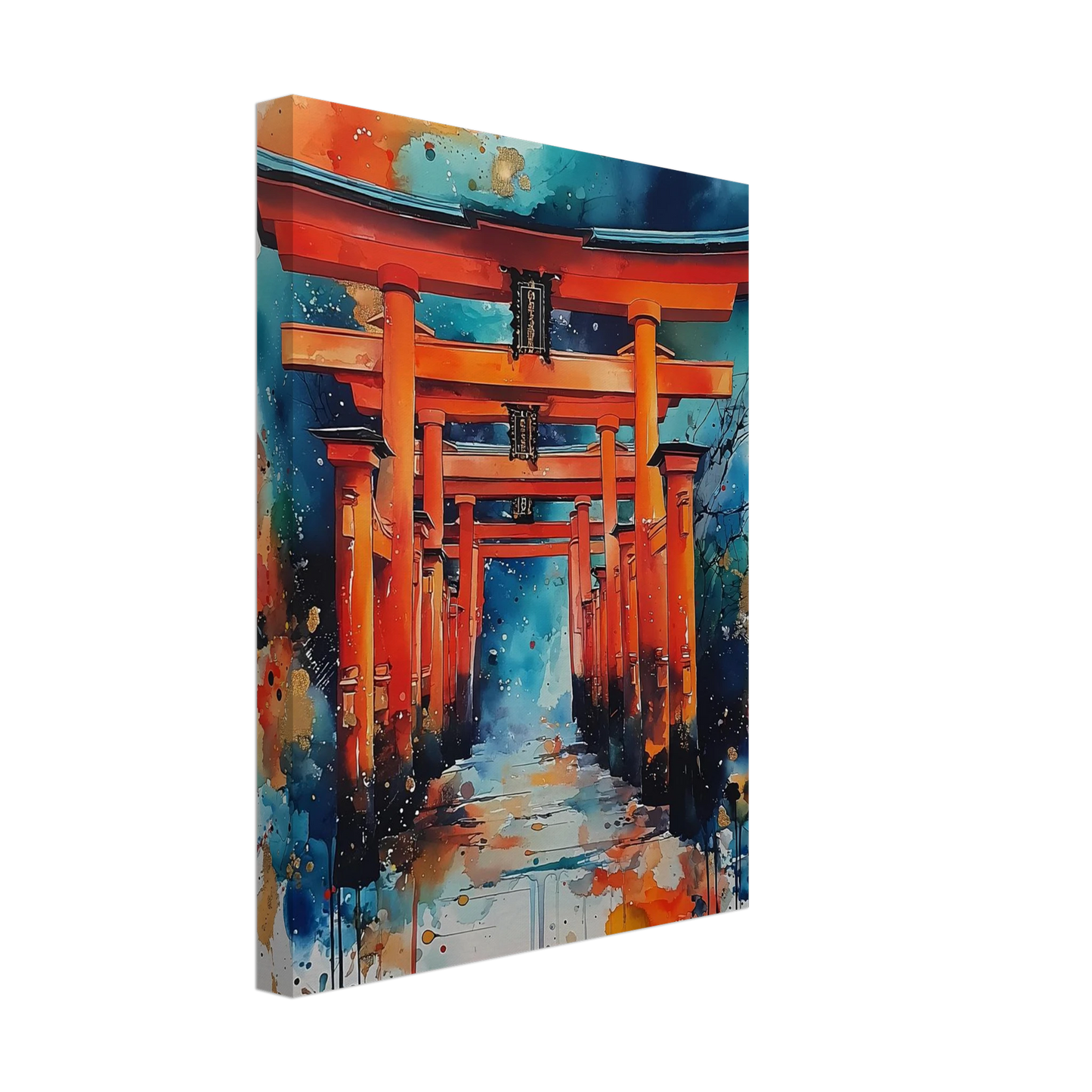 Le Sentier des Mille Portes — tableau sur toile — vue 4 — art mural STNCL
