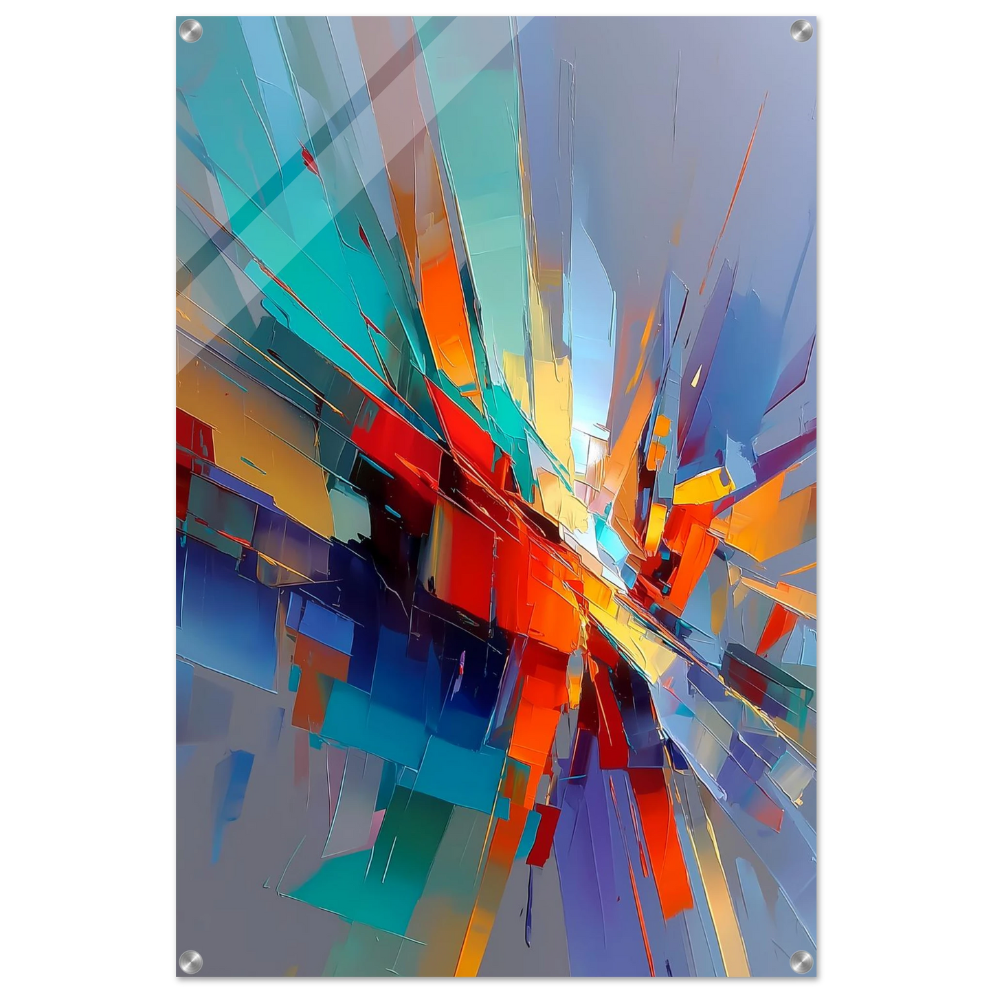 Point de Fuite — tableau plexiglas — vue 5 — art mural STNCL