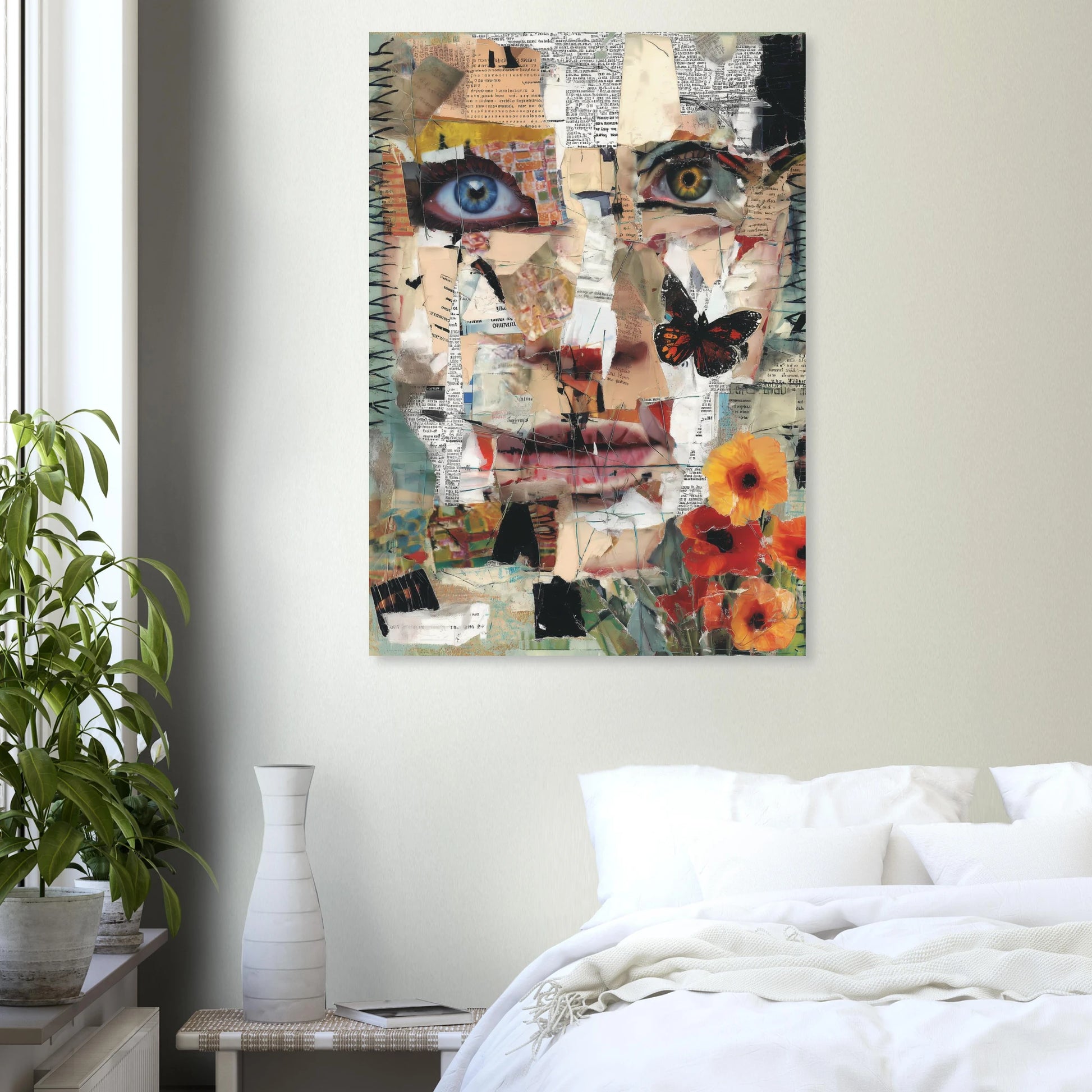 Le Visage de Papier — affiche d'art — vue 7 — art mural STNCL