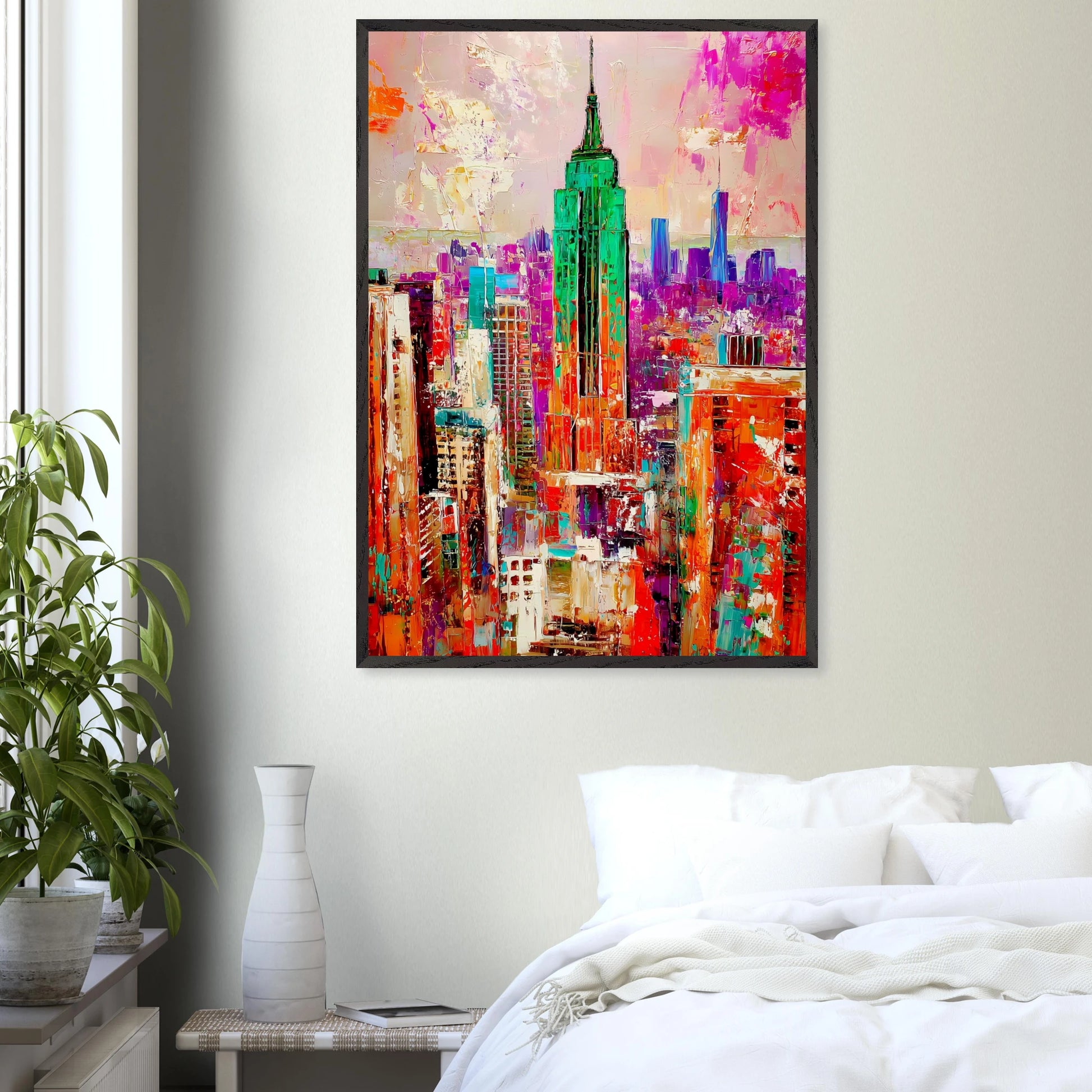New York en Couleurs — tableau encadre bois — vue 17 — art mural STNCL