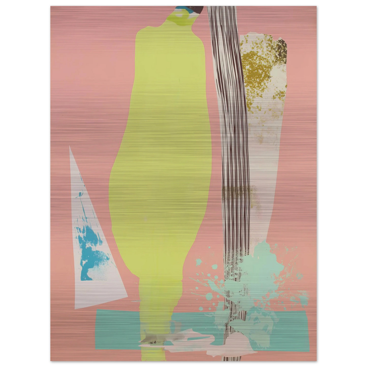 Silhouette Anis — tableau aluminium — vue 2 — art mural STNCL