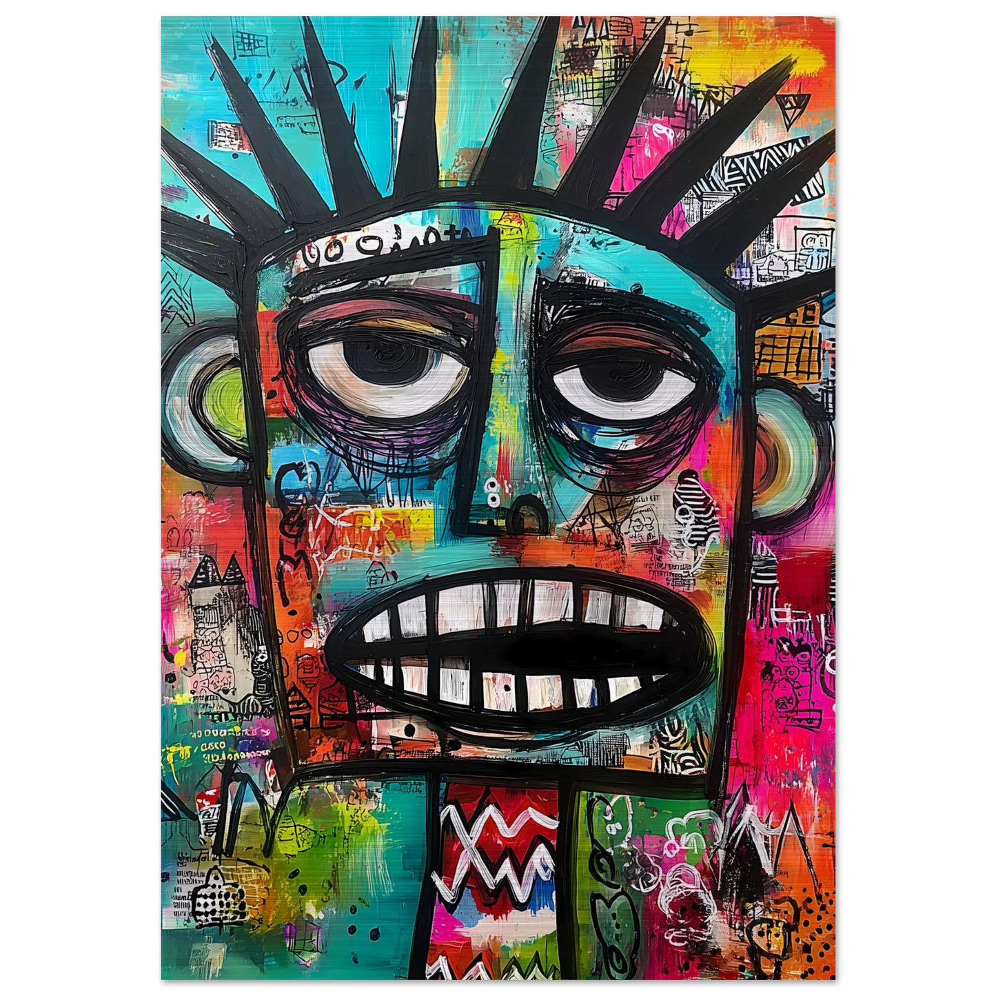 Le Cri Muet — tableau aluminium — art mural STNCL