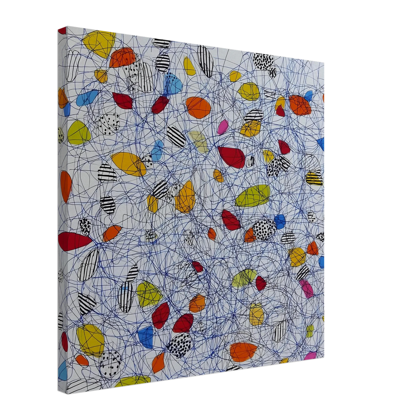 Pelote et Galets — tableau sur toile — art mural STNCL