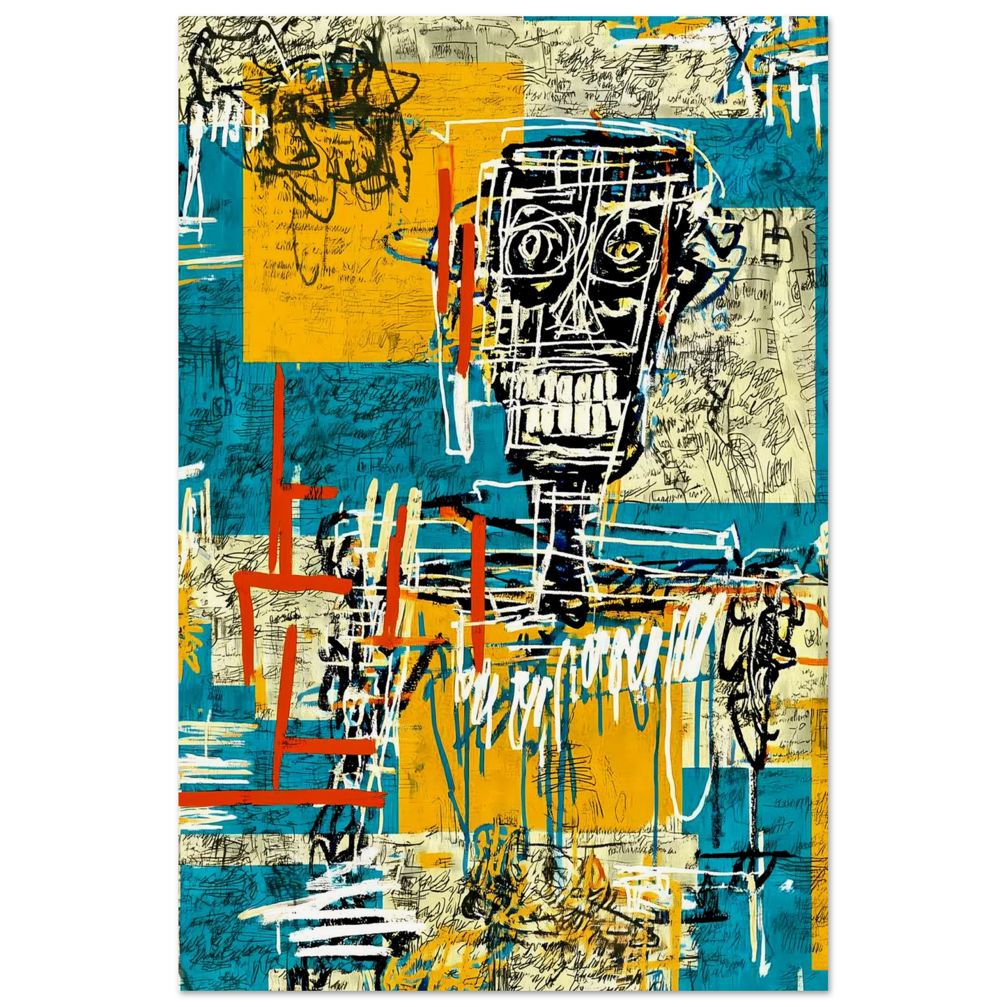 Visage Griffé — affiche d'art — vue 4 — art mural STNCL