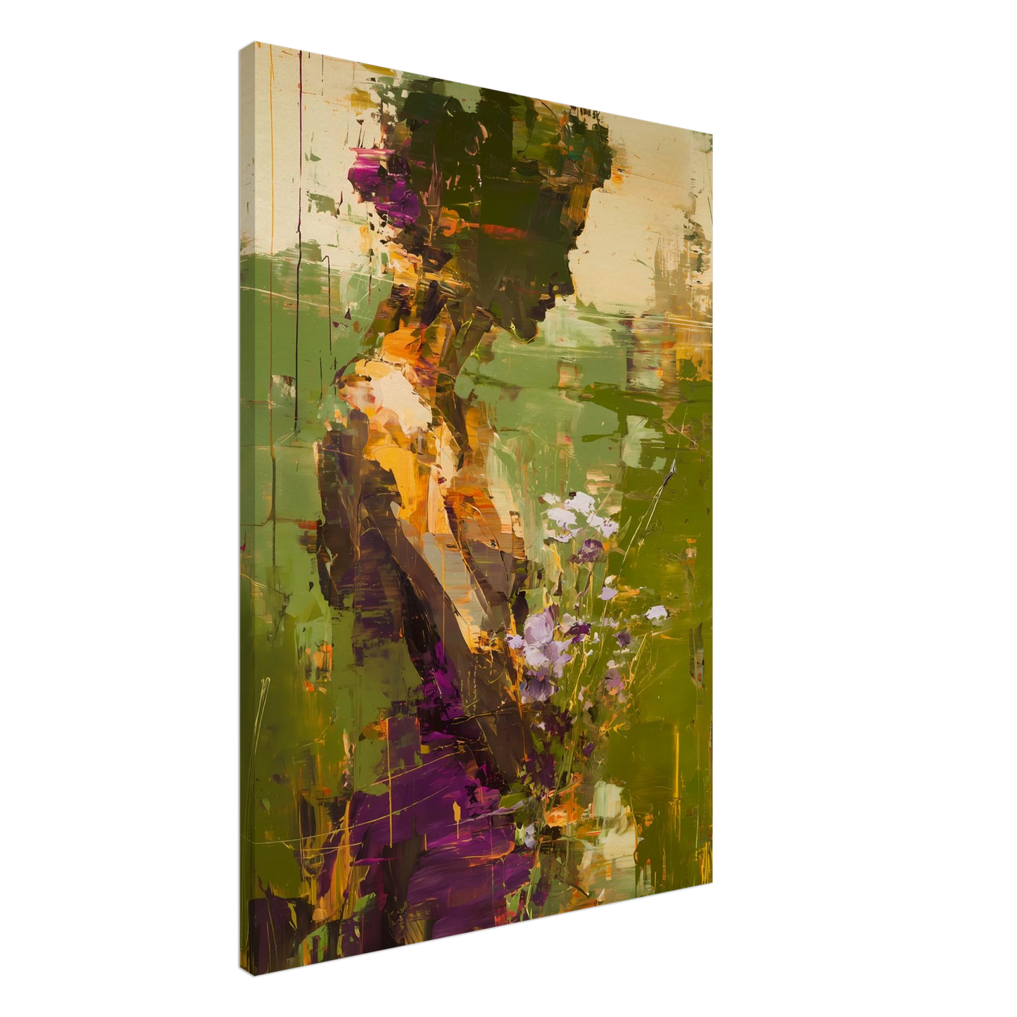 Dans les Herbes Hautes — tableau sur toile — art mural STNCL