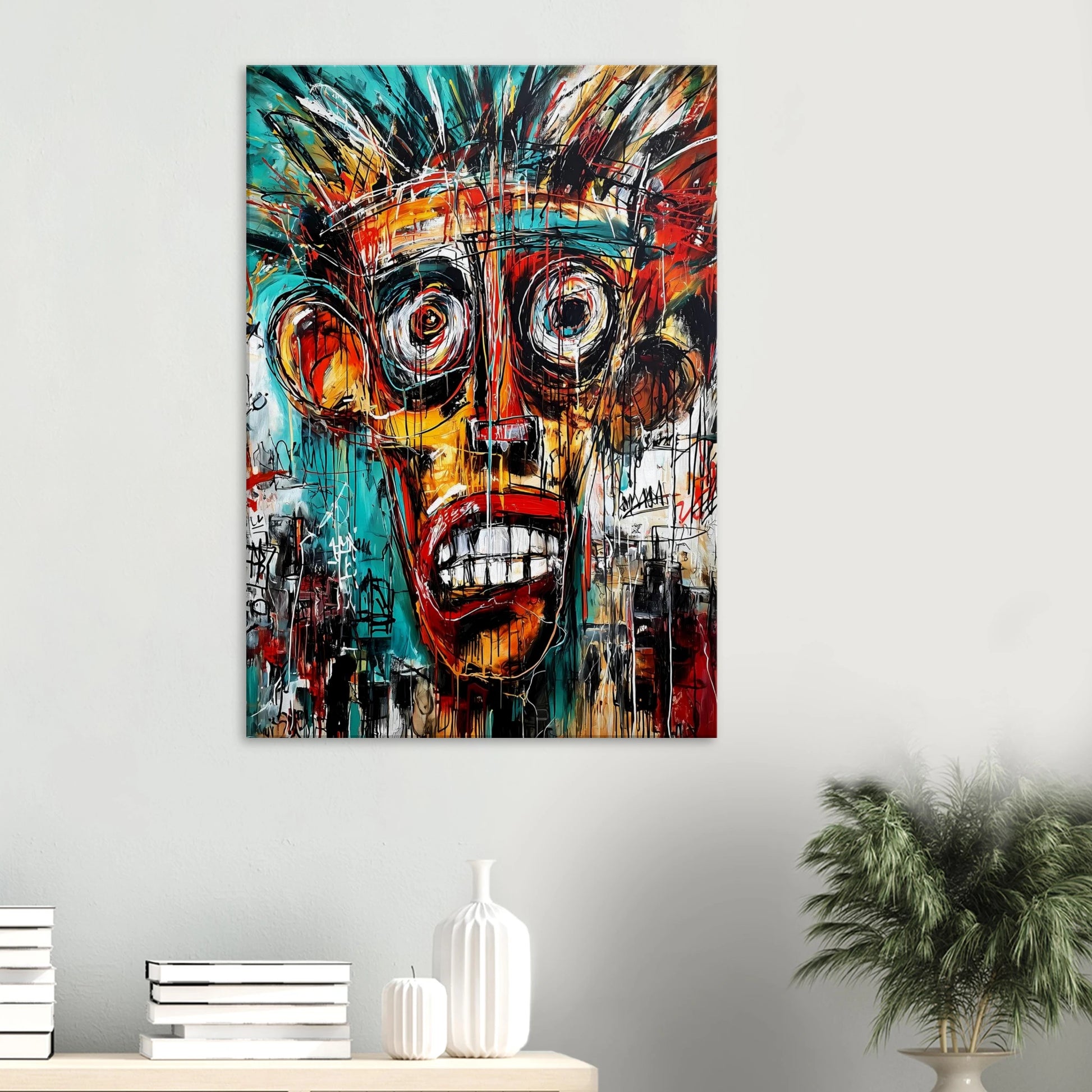 Cri Intérieur — tableau sur toile — vue 6 — art mural STNCL