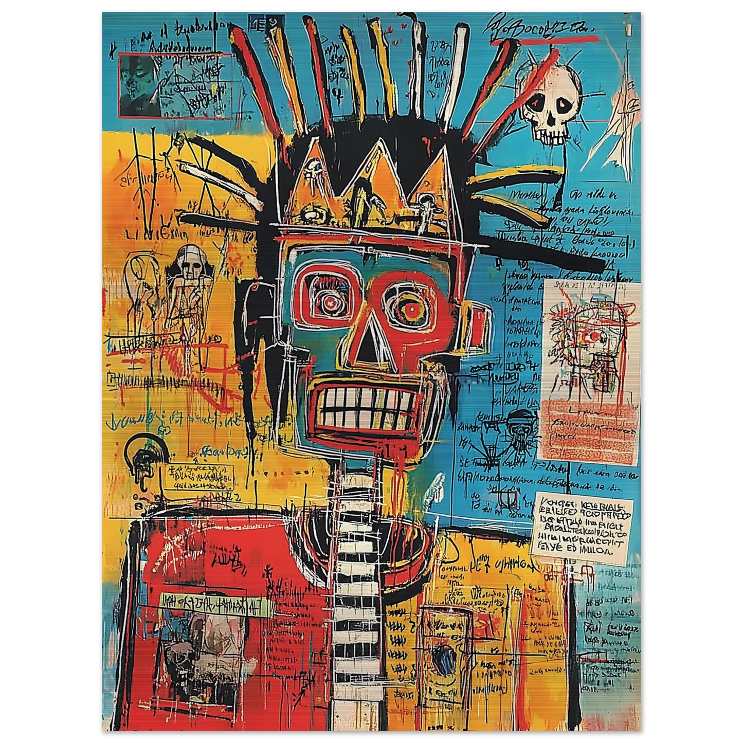 Roi des Rues — tableau aluminium — vue 2 — art mural STNCL