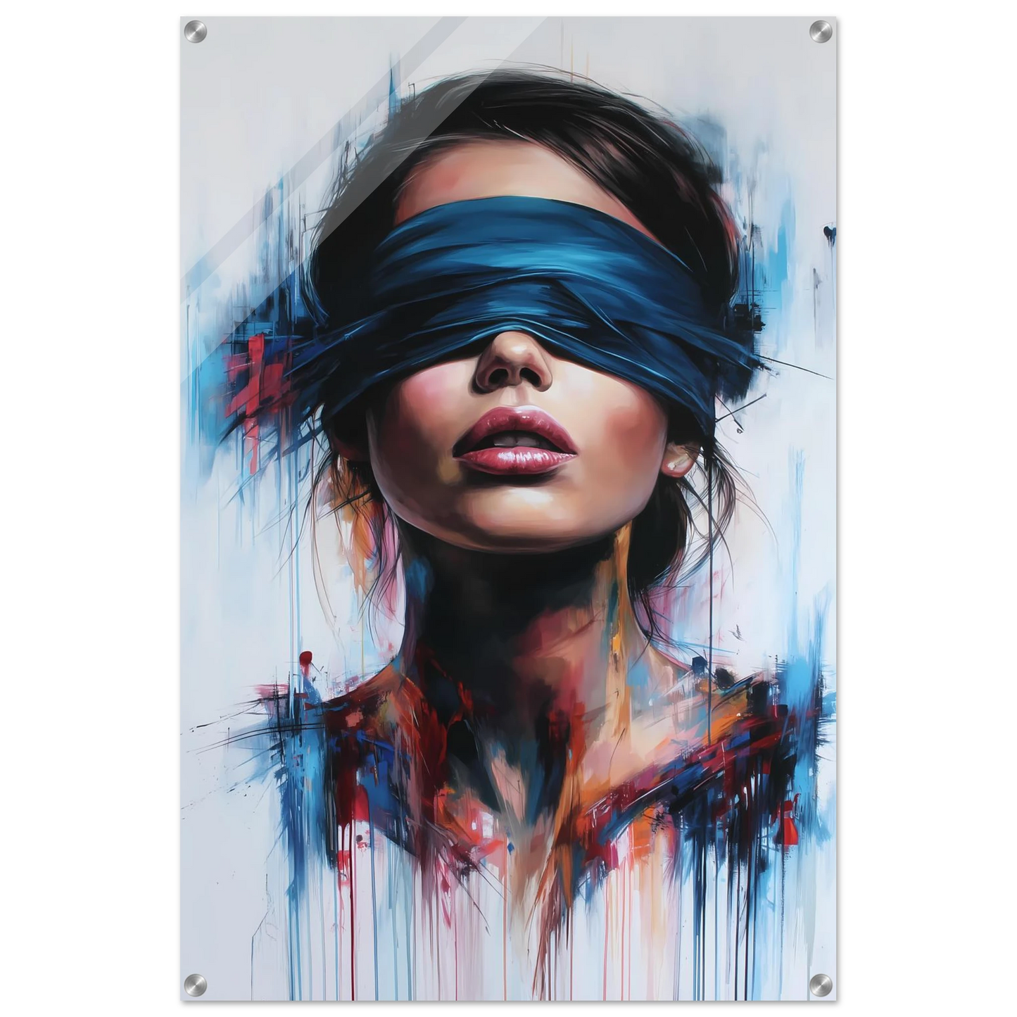 Sous le Bandeau — tableau plexiglas — vue 5 — art mural STNCL