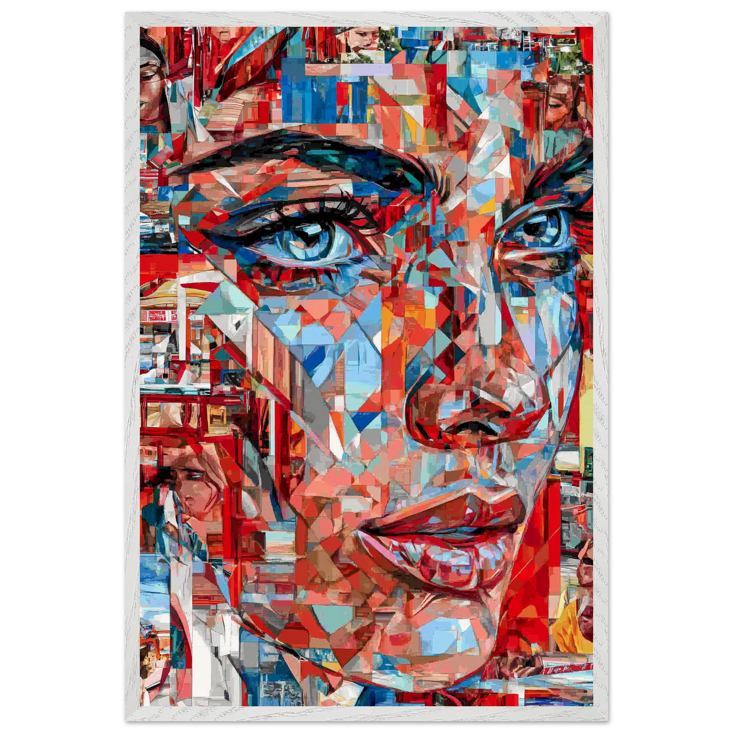Éclats de Femme — tableau encadre bois — vue 7 — art mural STNCL
