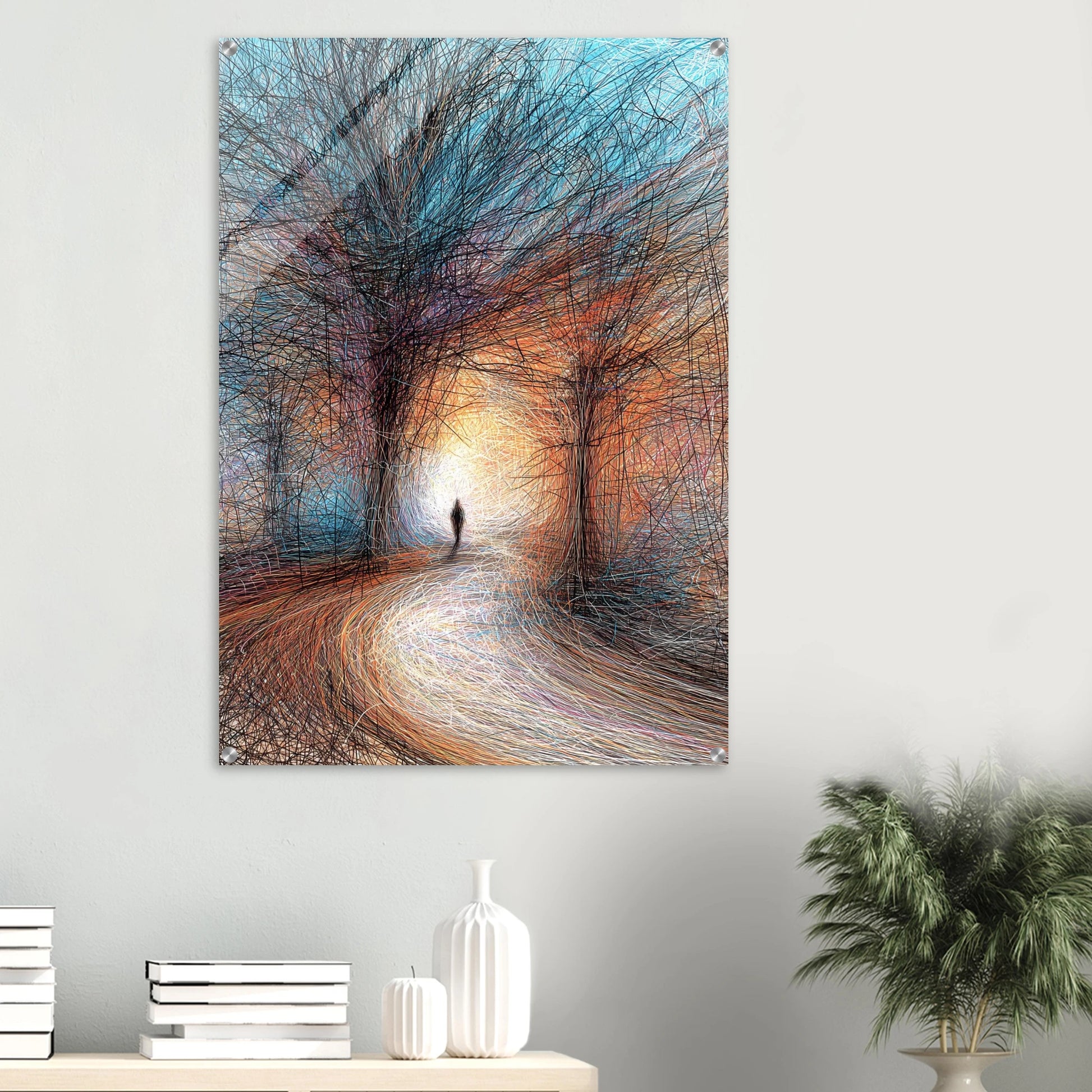 Vers la Clarté — tableau plexiglas — vue 6 — art mural STNCL