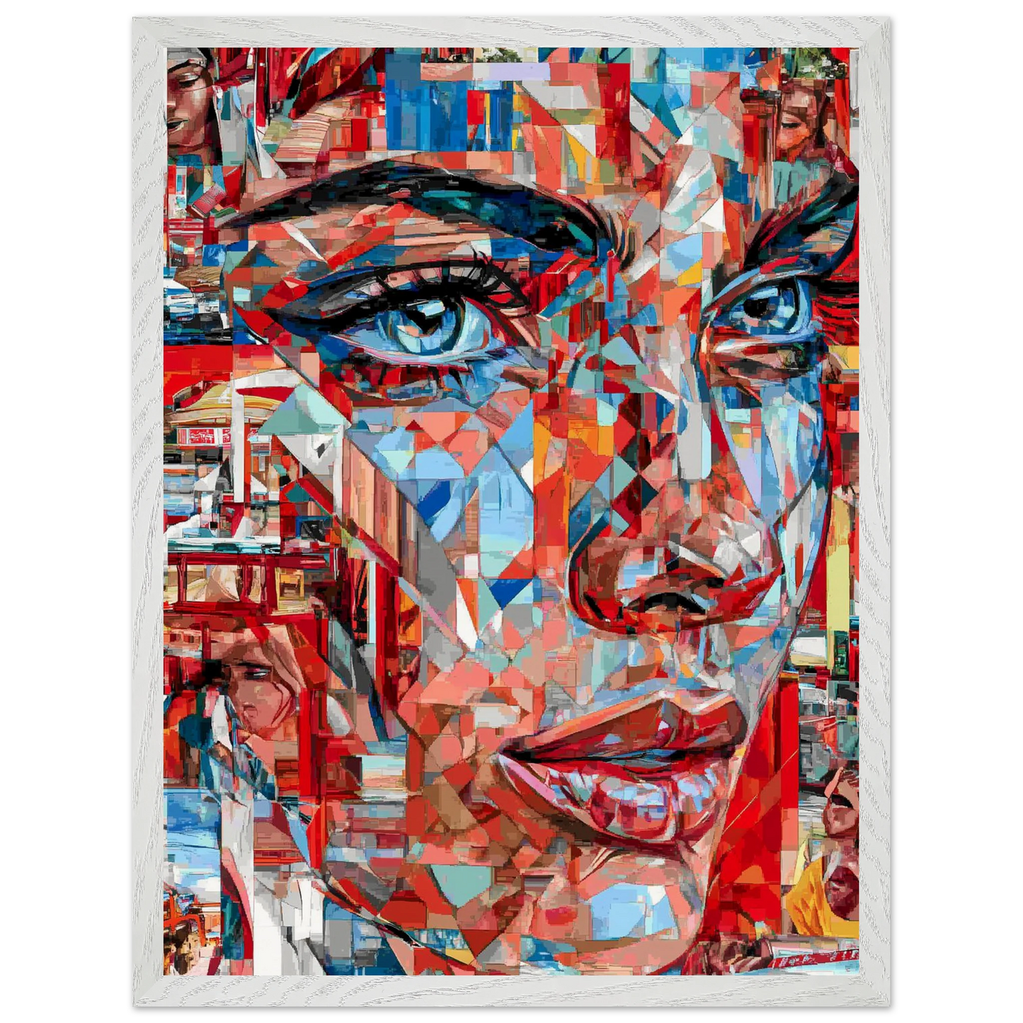 Éclats de Femme — tableau encadre bois — vue 8 — art mural STNCL