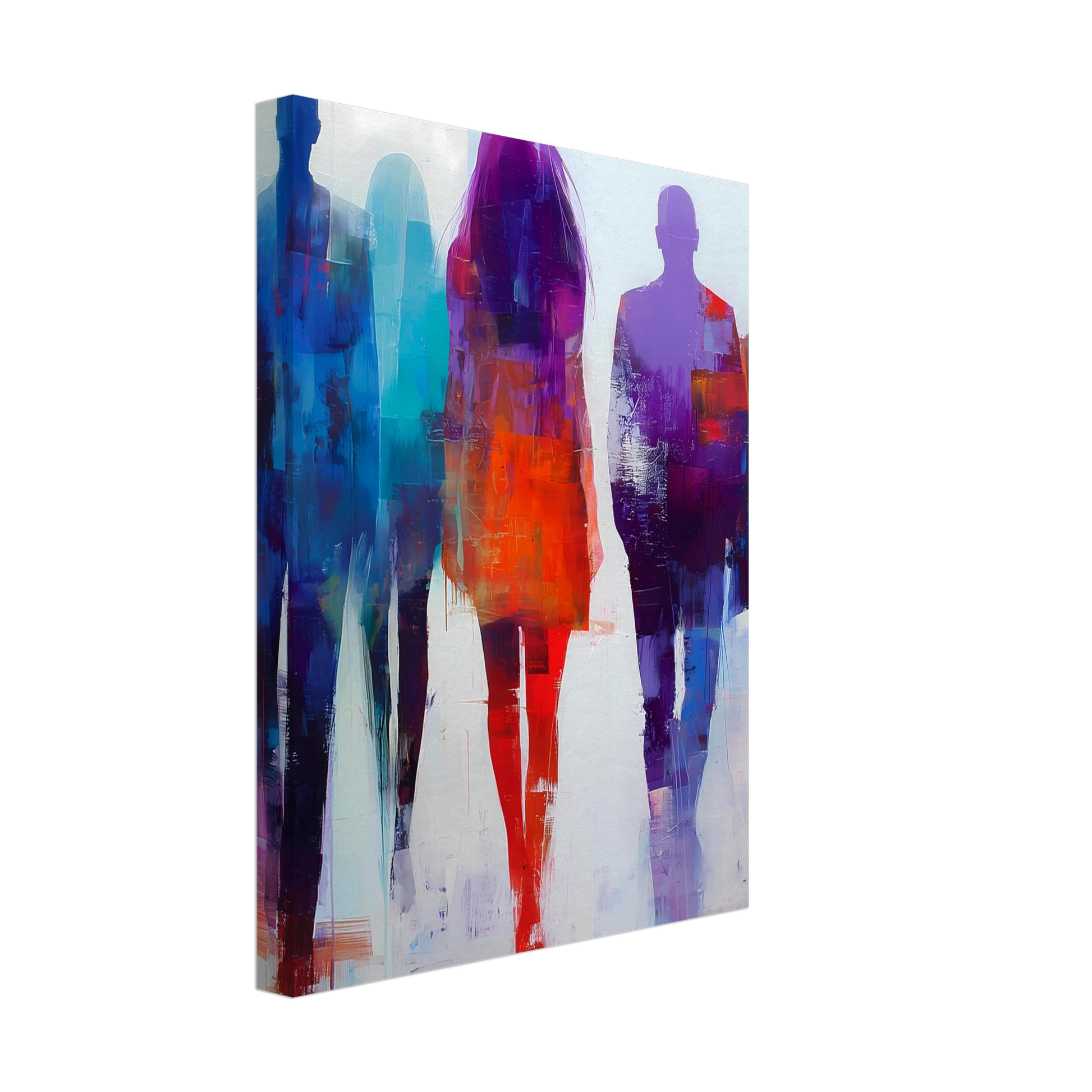 Présences Lumineuses — tableau sur toile — vue 4 — art mural STNCL
