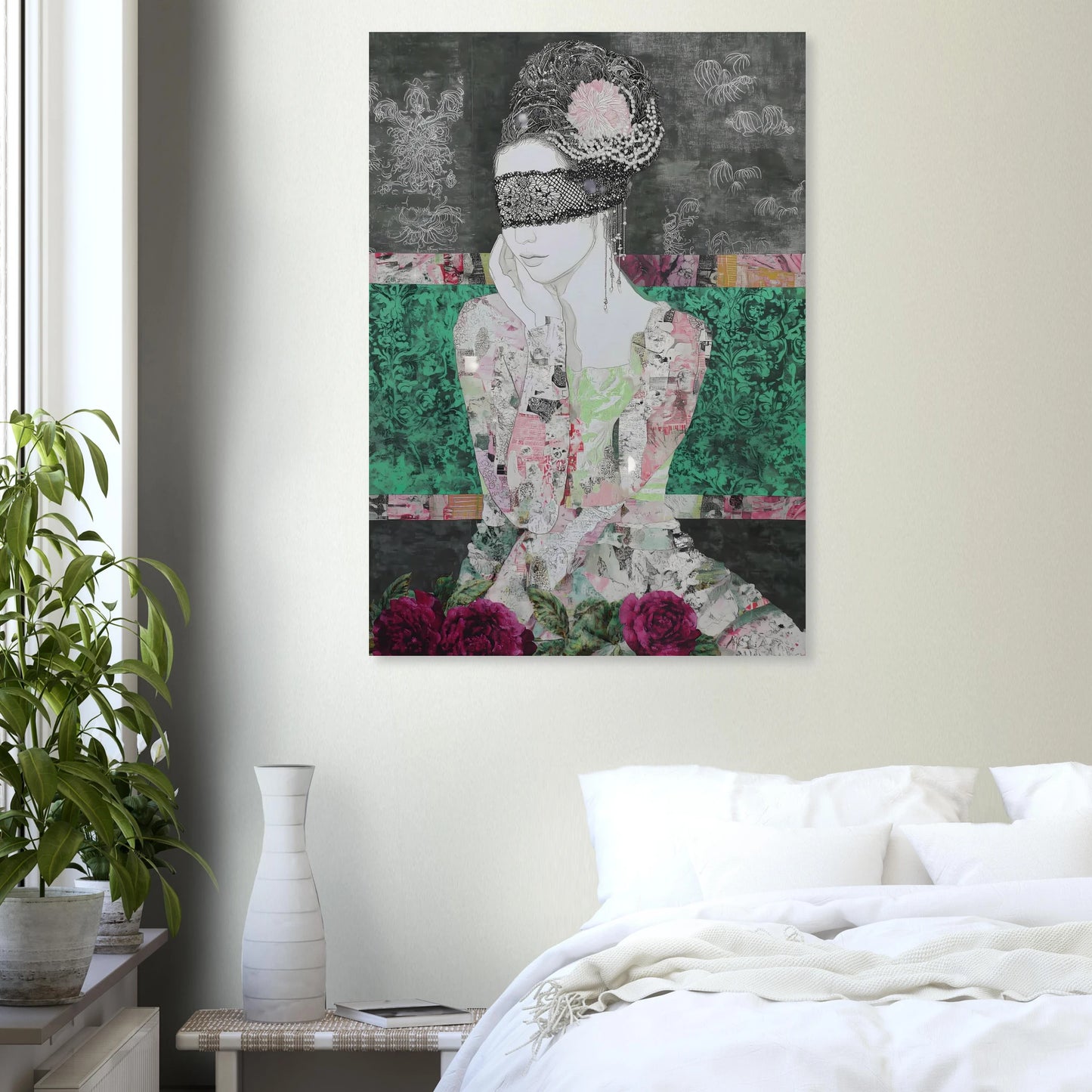 Dame de Dentelle — affiche d'art — vue 7 — art mural STNCL