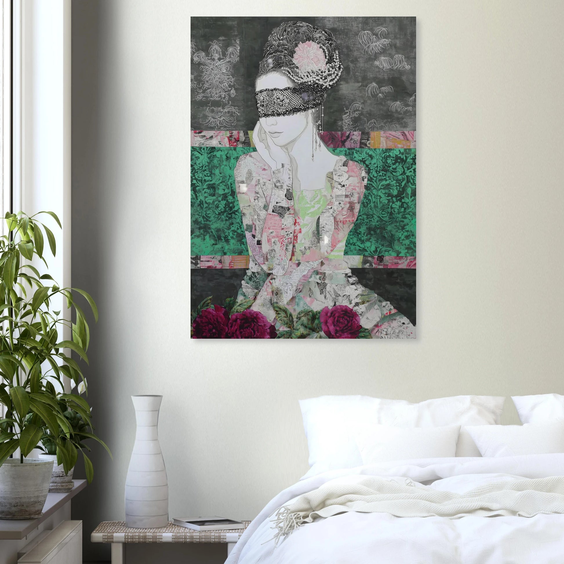 Dame de Dentelle — affiche d'art — vue 7 — art mural STNCL