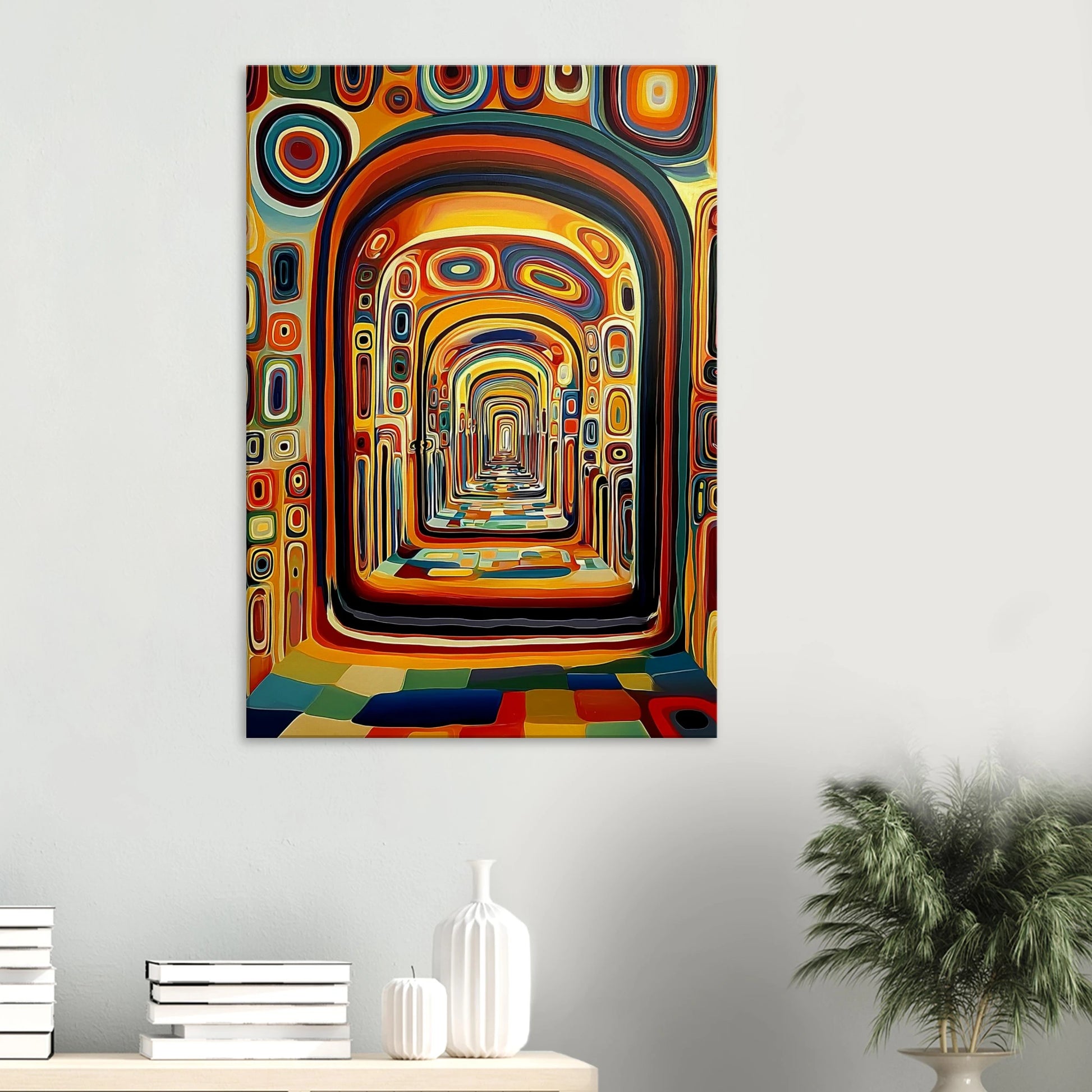 Enfilade Sans Fin — tableau sur toile — vue 6 — art mural STNCL