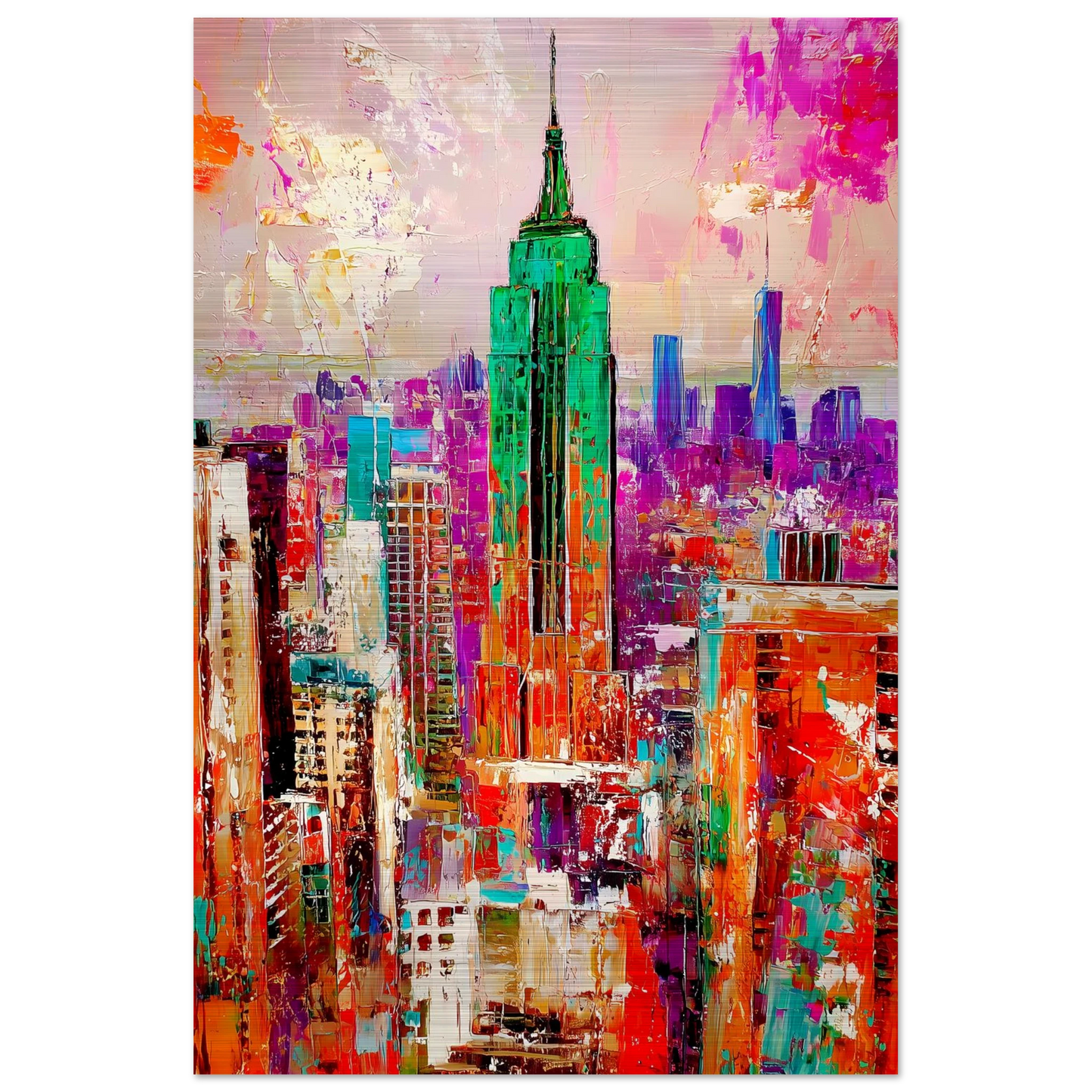 New York en Couleurs — tableau aluminium — vue 3 — art mural STNCL