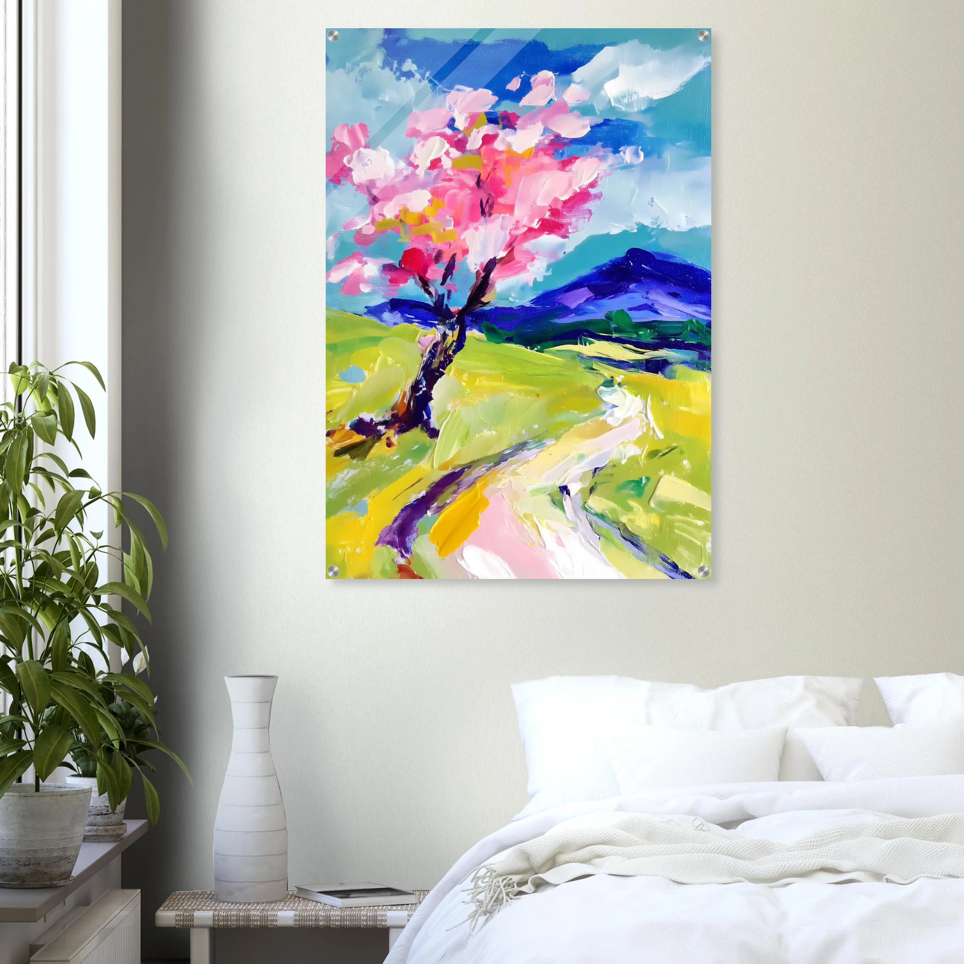 L'Arbre en Fleurs — tableau plexiglas — vue 7 — art mural STNCL