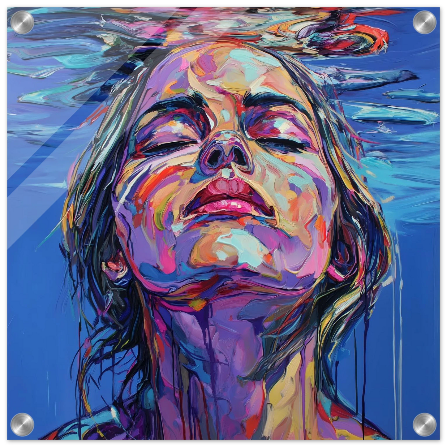 À Fleur d'Eau — tableau plexiglas — vue 4 — art mural STNCL