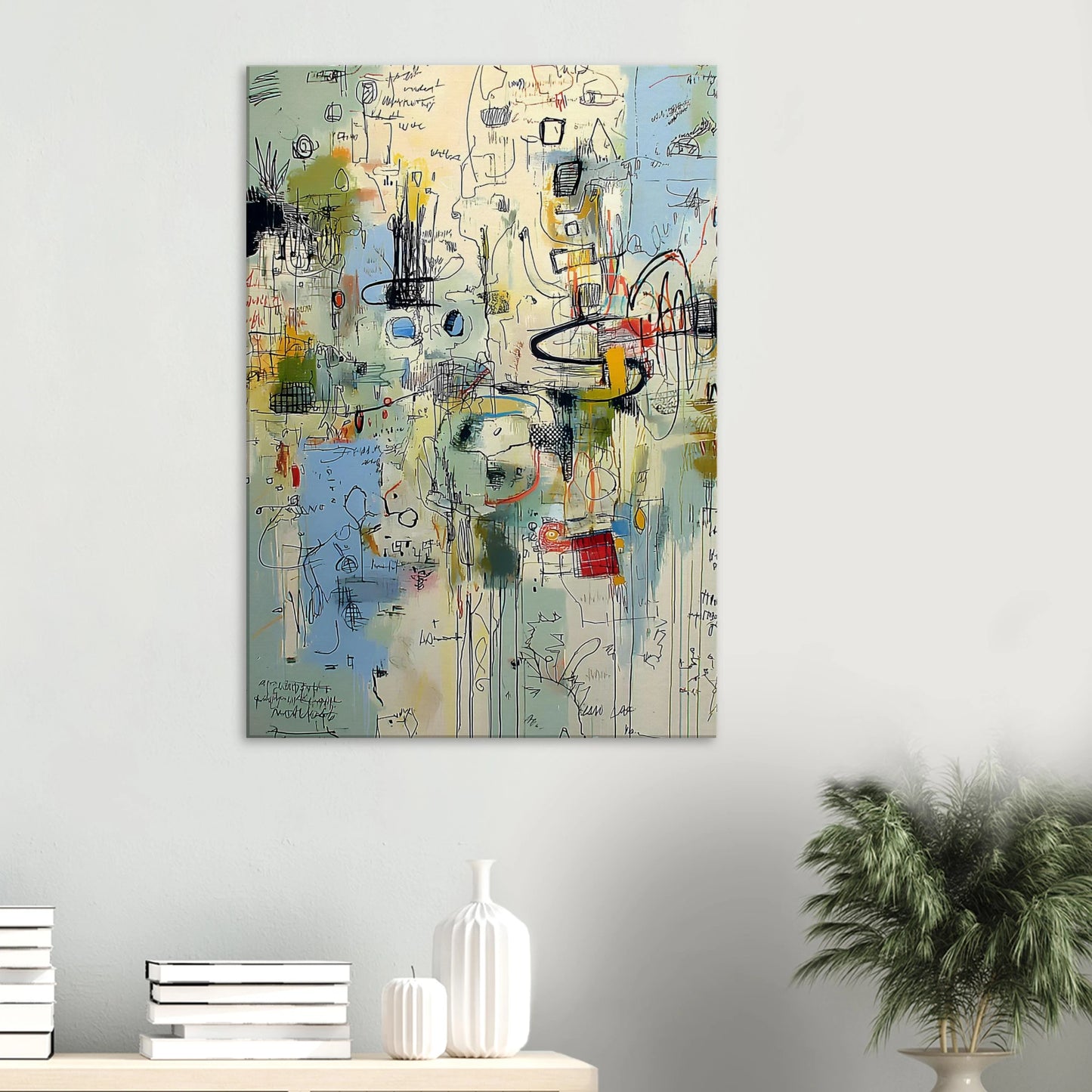 Écriture du Vent — tableau sur toile — vue 6 — art mural STNCL