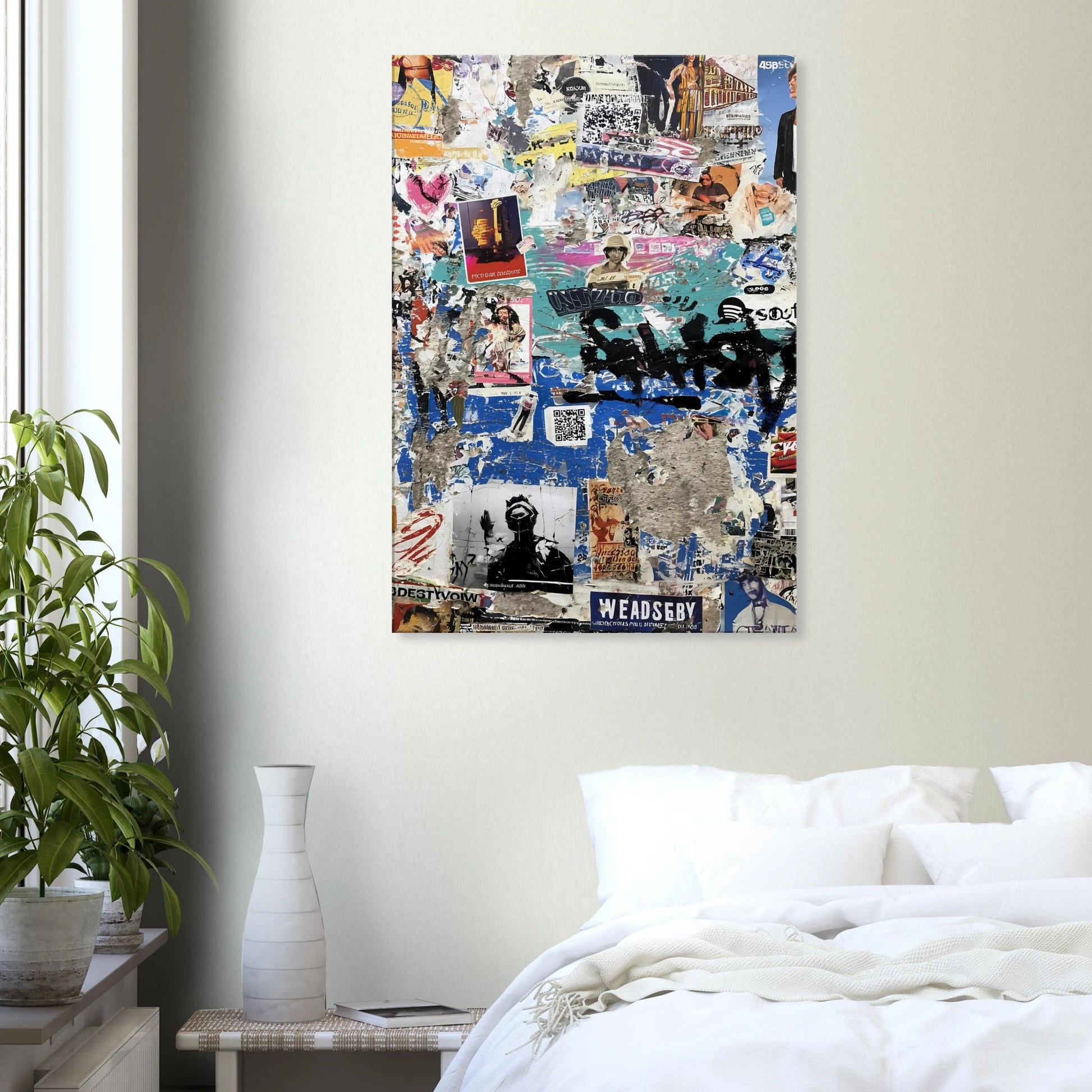 Le Mur Affiché — tableau sur toile — vue 7 — art mural STNCL
