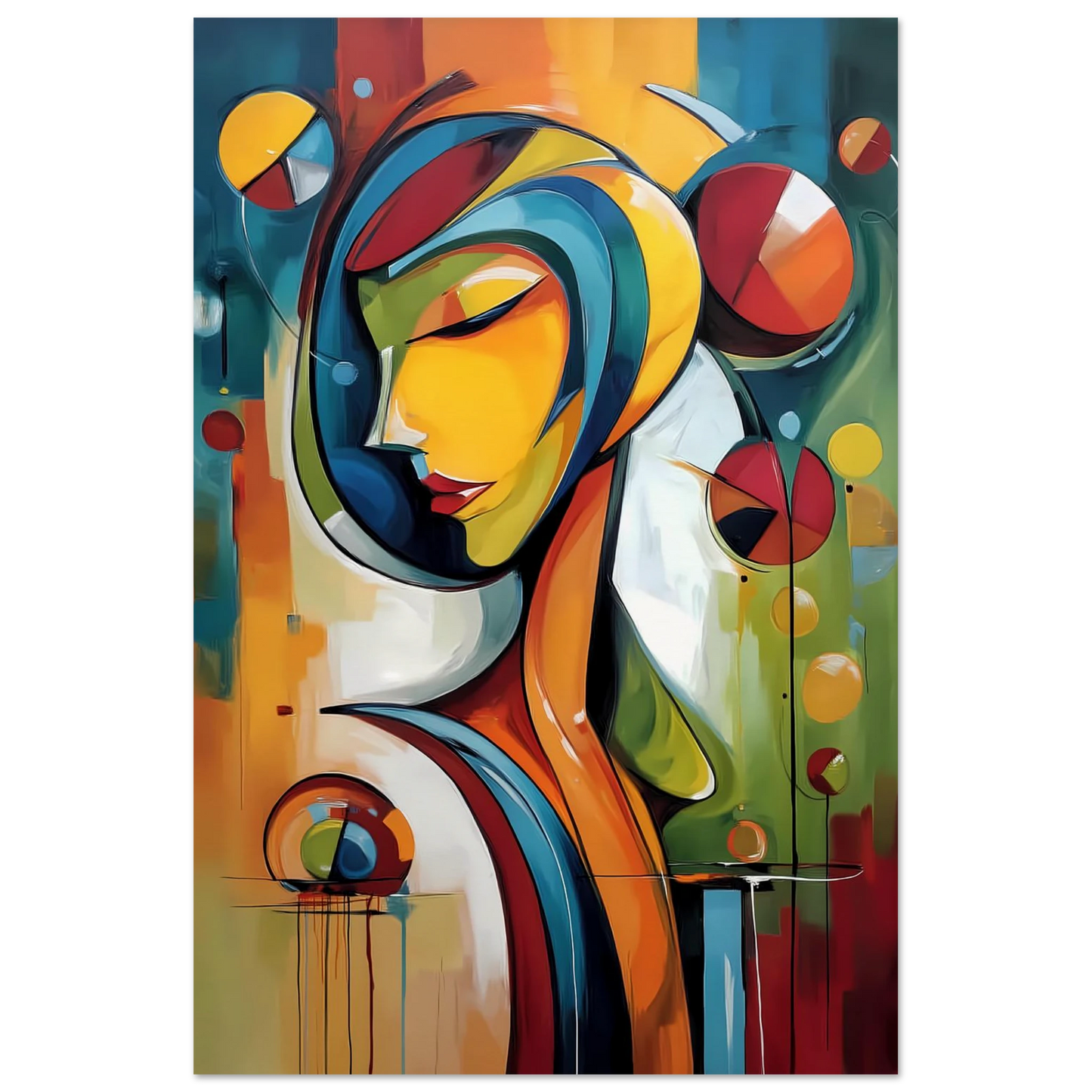 Rêverie Géométrique — affiche d'art — vue 4 — art mural STNCL