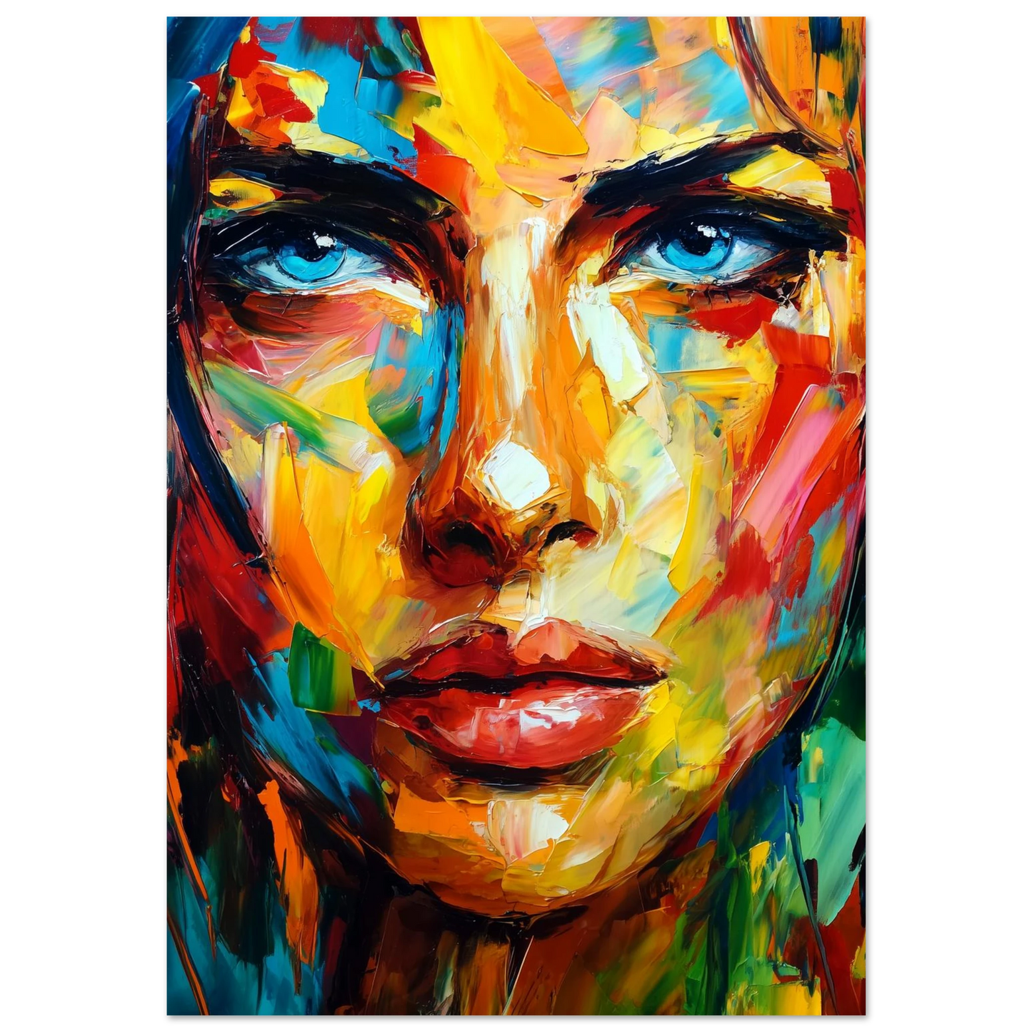 Regards aux Mille Couleurs — tableau aluminium — art mural STNCL