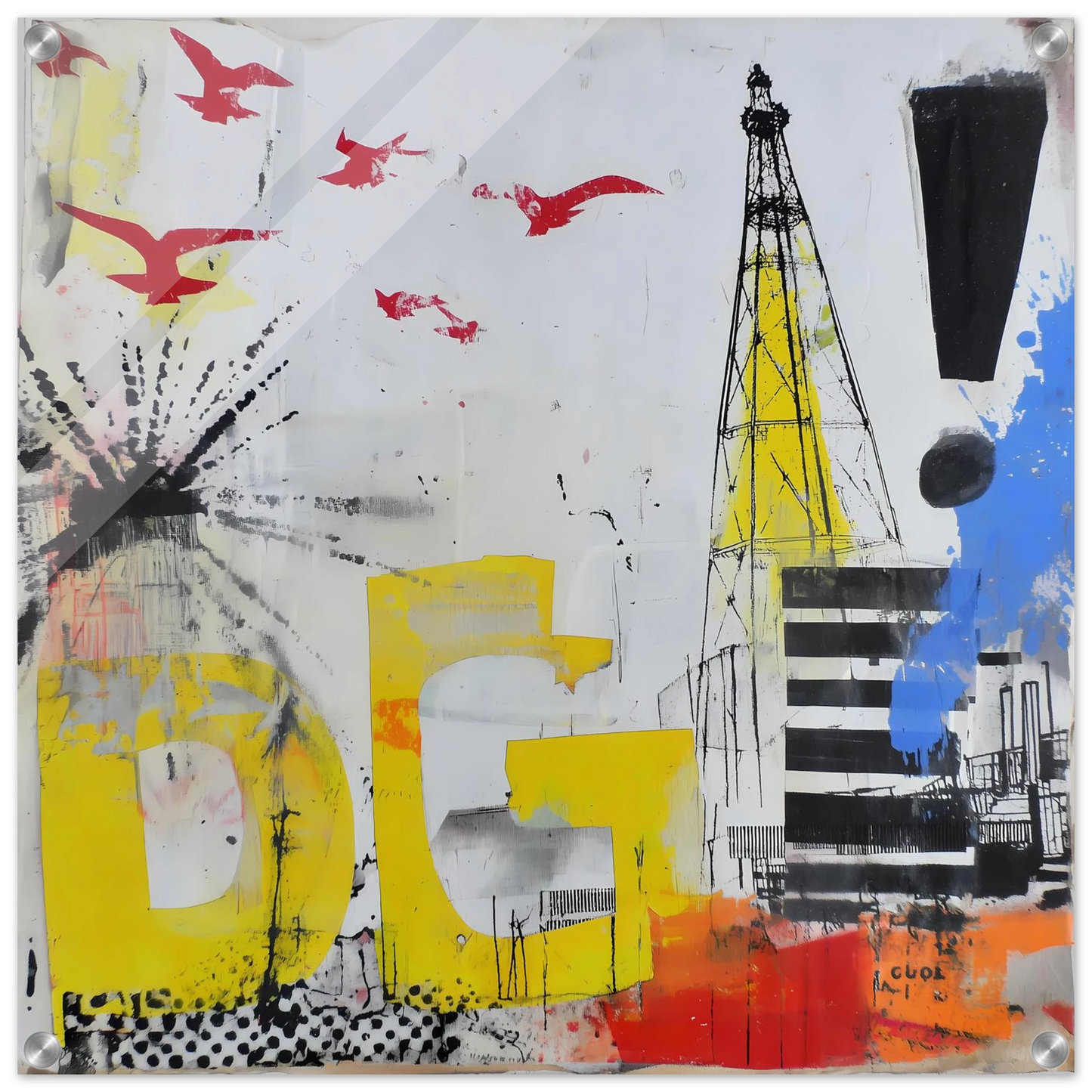 Le Grand Cri — tableau plexiglas — art mural STNCL