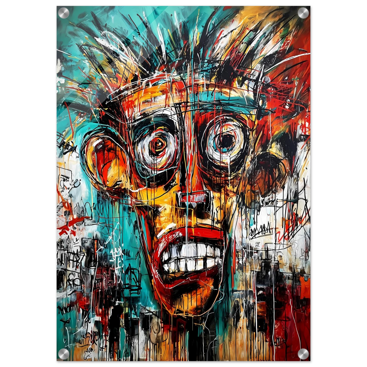 Cri Intérieur — tableau plexiglas — vue 2 — art mural STNCL