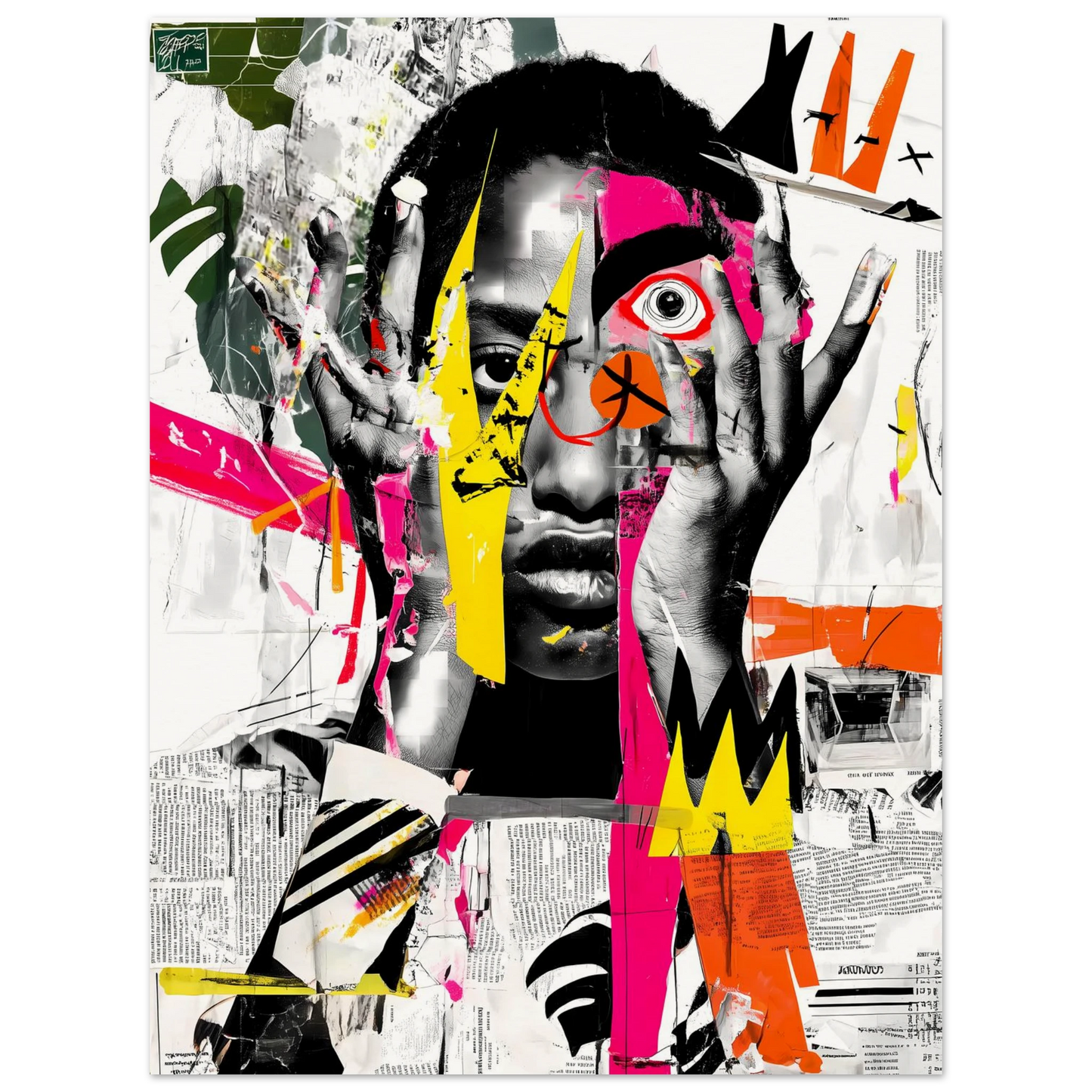 Éclats d'un Regard — affiche d'art — vue 2 — art mural STNCL