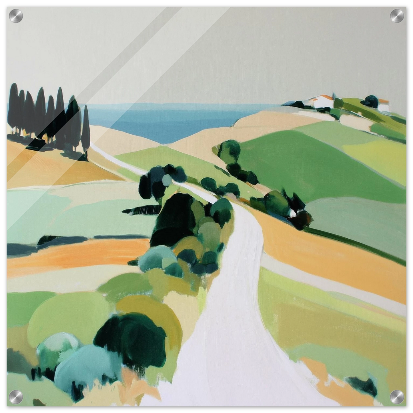 Chemin vers la Mer — tableau plexiglas — art mural STNCL