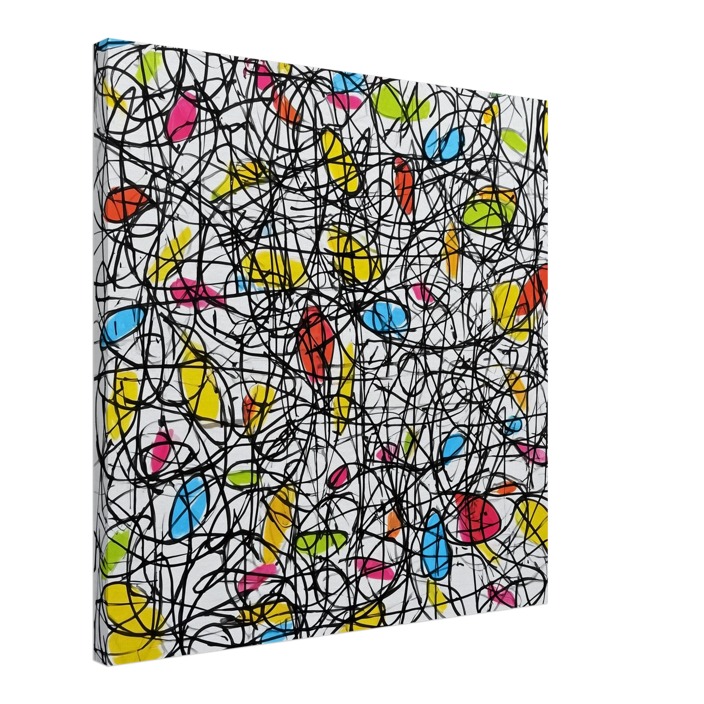 Éclats de Couleurs Vivantes — tableau sur toile — art mural STNCL