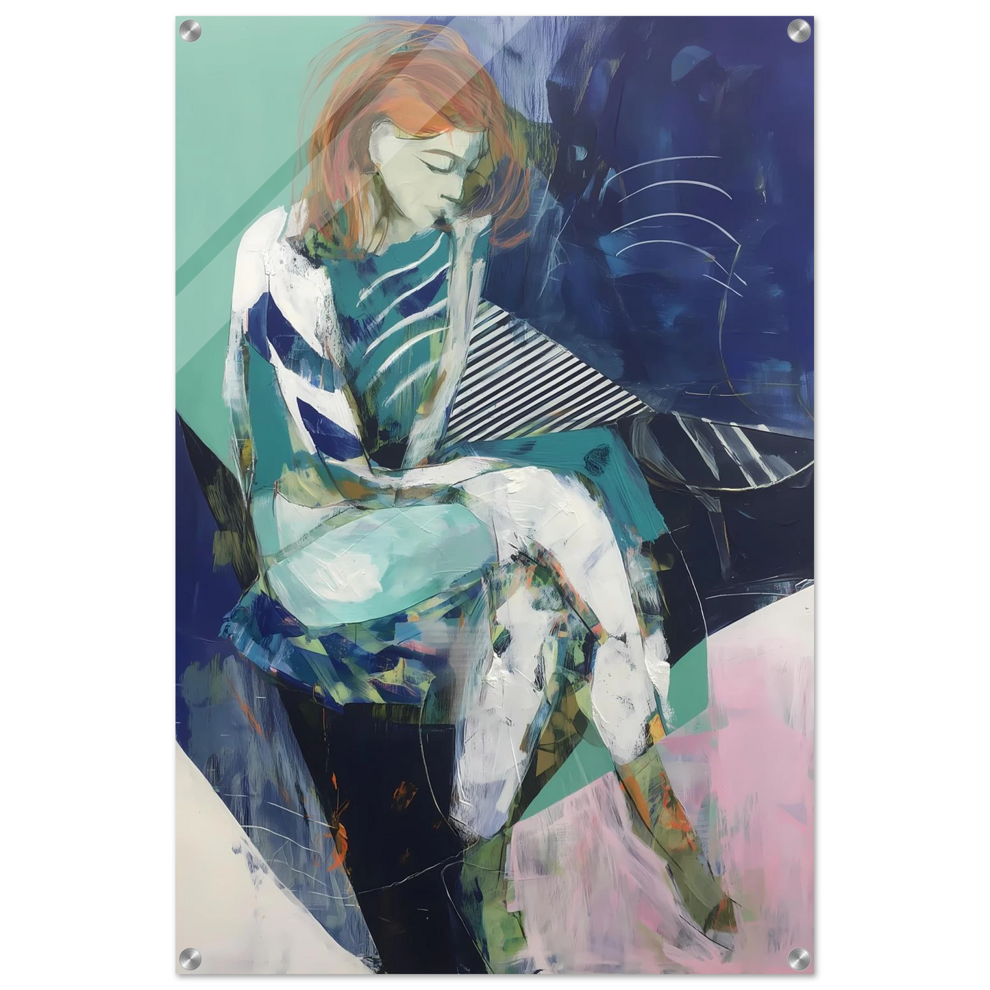 Songe au Repos — tableau plexiglas — vue 5 — art mural STNCL