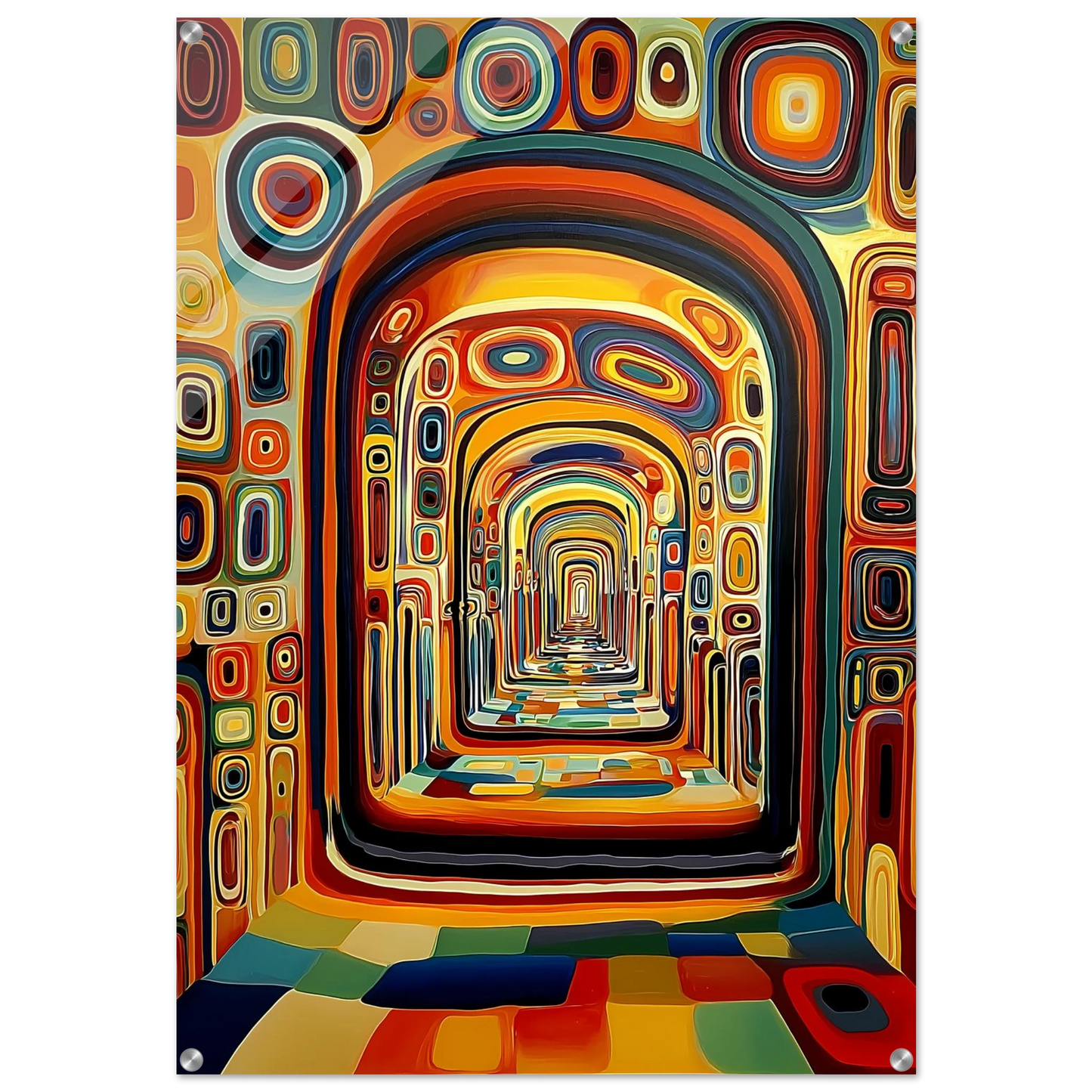Enfilade Sans Fin — tableau plexiglas — art mural STNCL