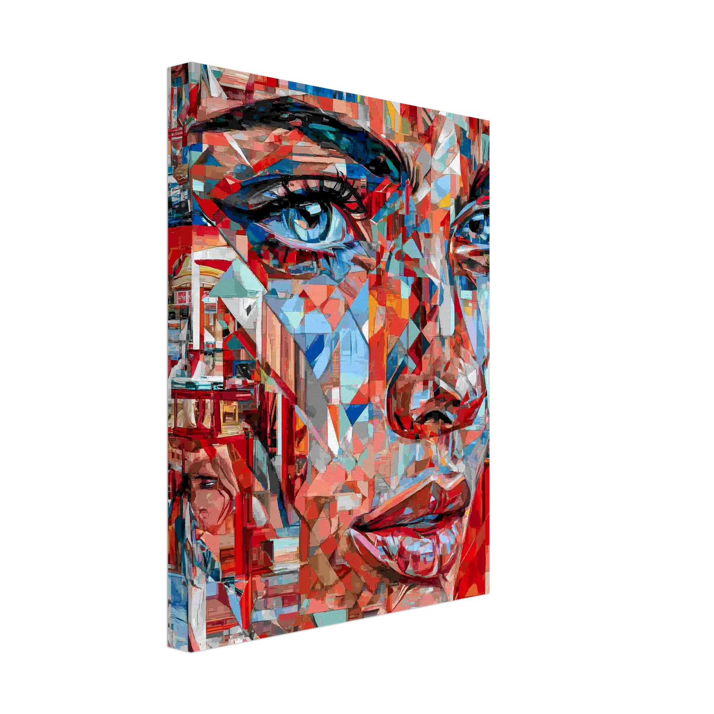 Éclats de Femme — tableau sur toile — vue 4 — art mural STNCL