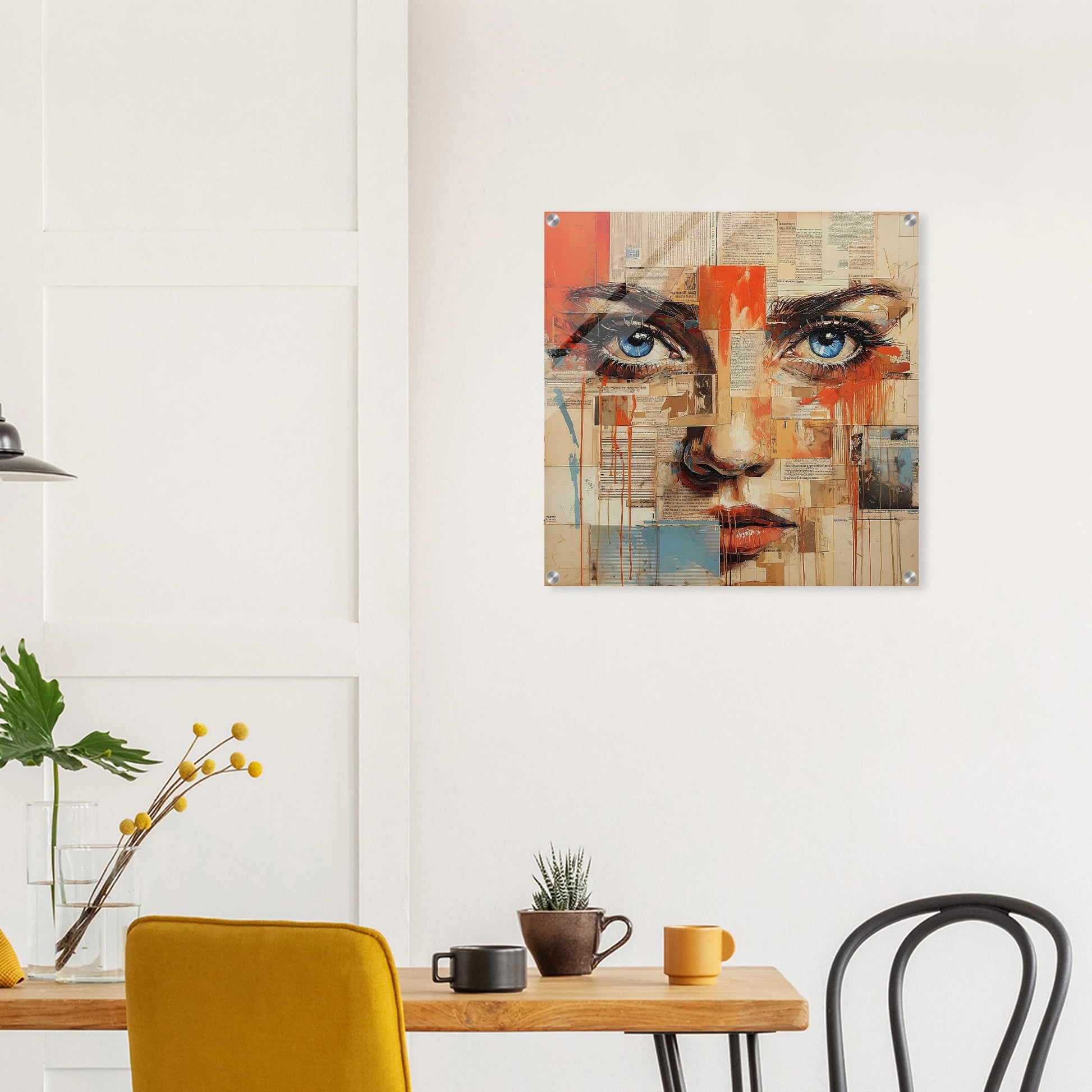 Sur les Pages — tableau plexiglas — vue 7 — art mural STNCL