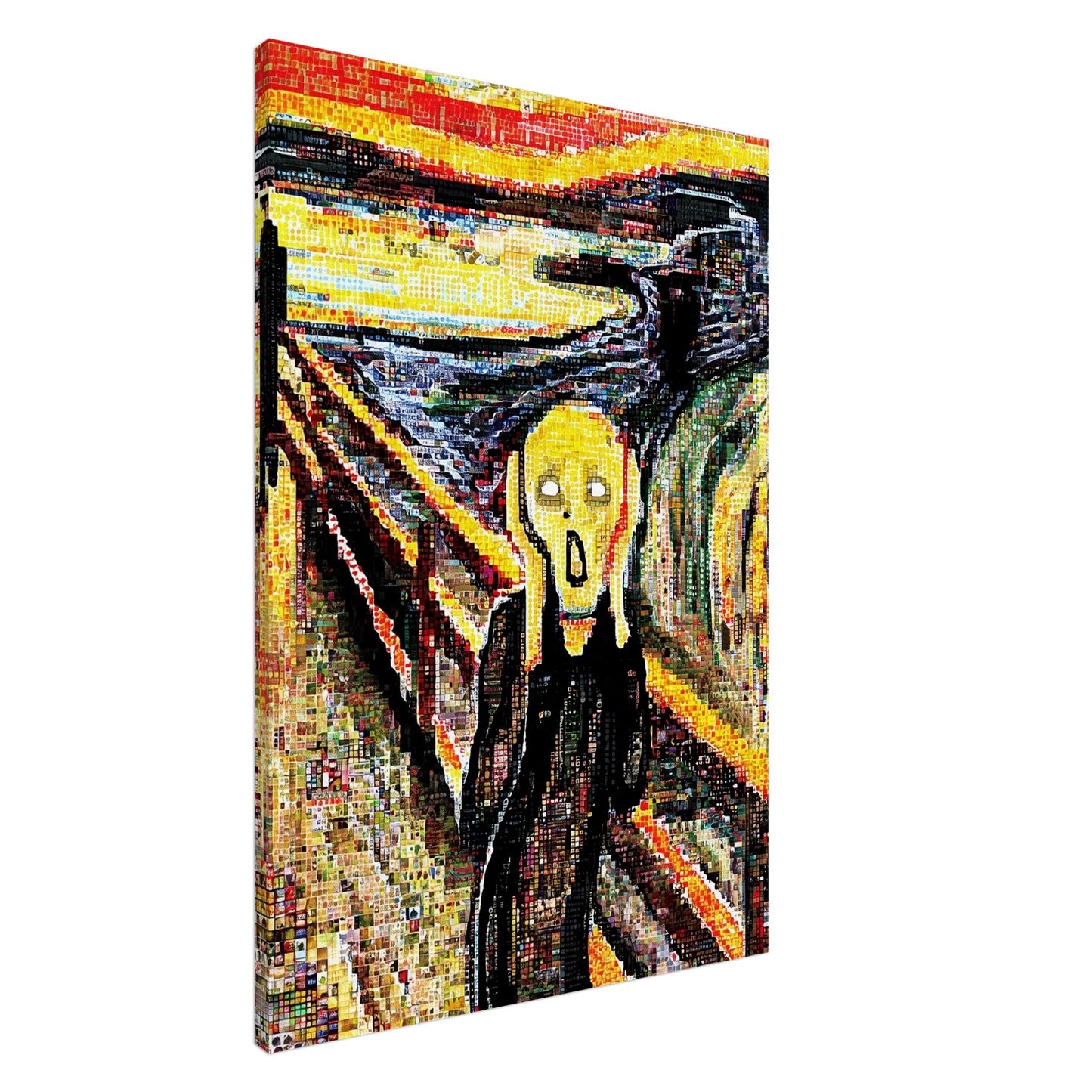 Le Cri Mosaïque Éternel — tableau sur toile — art mural STNCL