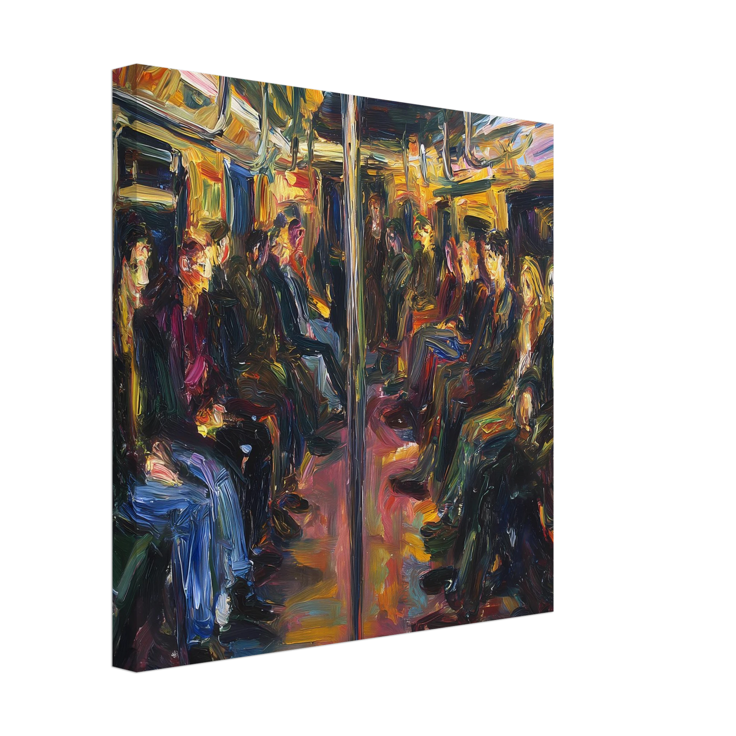Rame du Soir — tableau sur toile — vue 3 — art mural STNCL