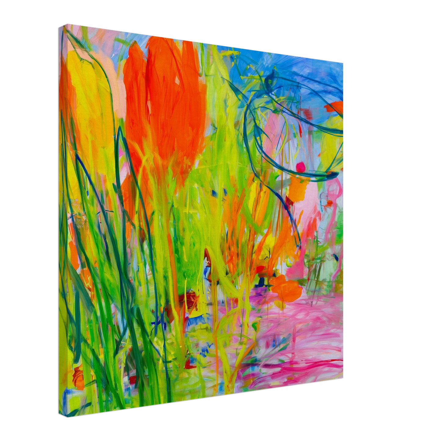 Éclat du Jardin Sauvage — tableau sur toile — art mural STNCL