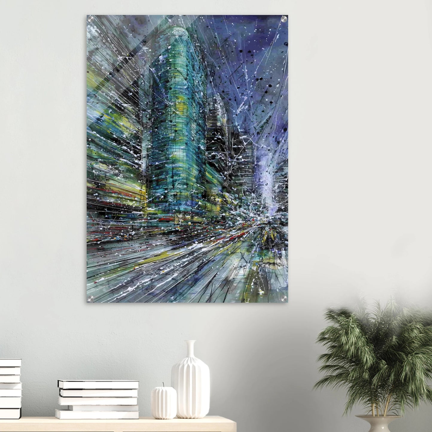 Vertige de la Cité — tableau plexiglas — vue 6 — art mural STNCL